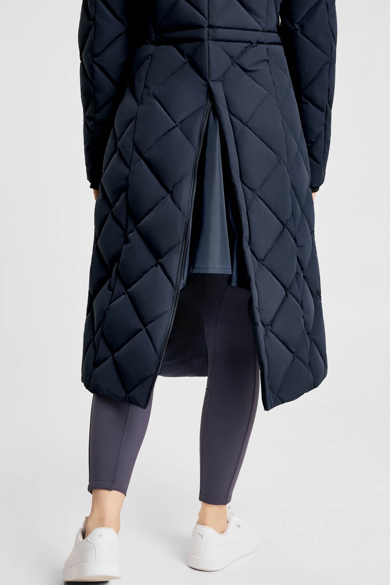 B Vertigo Gem Waxy Women's Padded Long Coat Women’s Riding Clothing