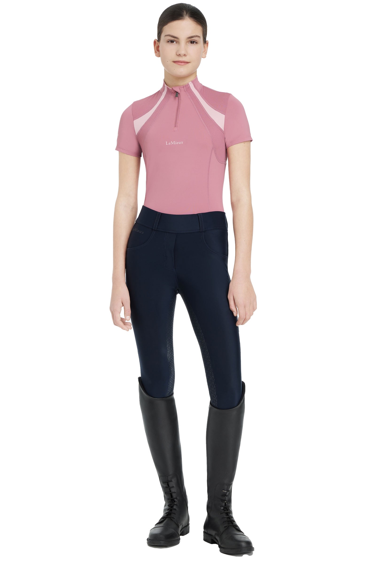 LeMieux Young Rider Short Sleeve Mia Mesh Base Layer Young Rider Apparel