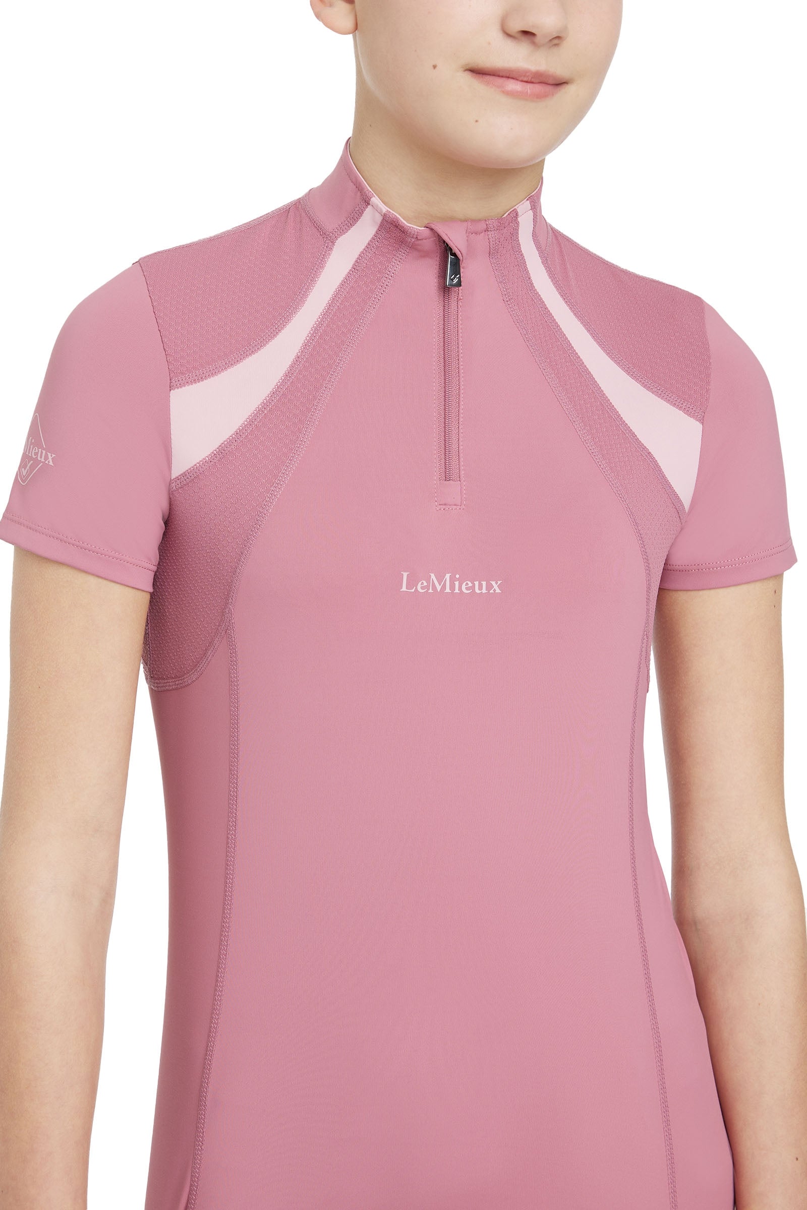 LeMieux Young Rider Short Sleeve Mia Mesh Base Layer Young Rider Apparel