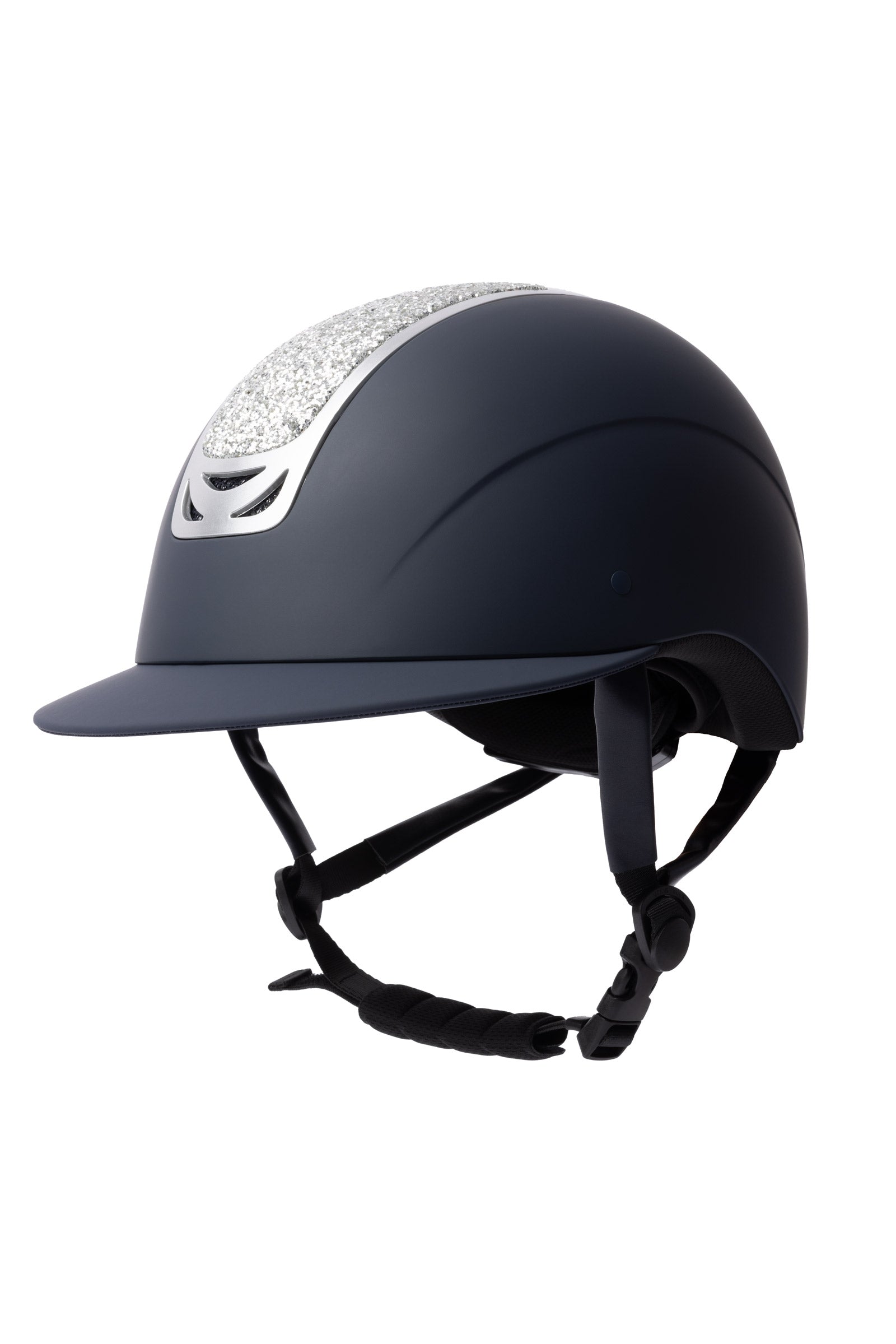 Horze Arix II rijhelm met kristallen versiering Paardrijcaps & Bodyprotectors