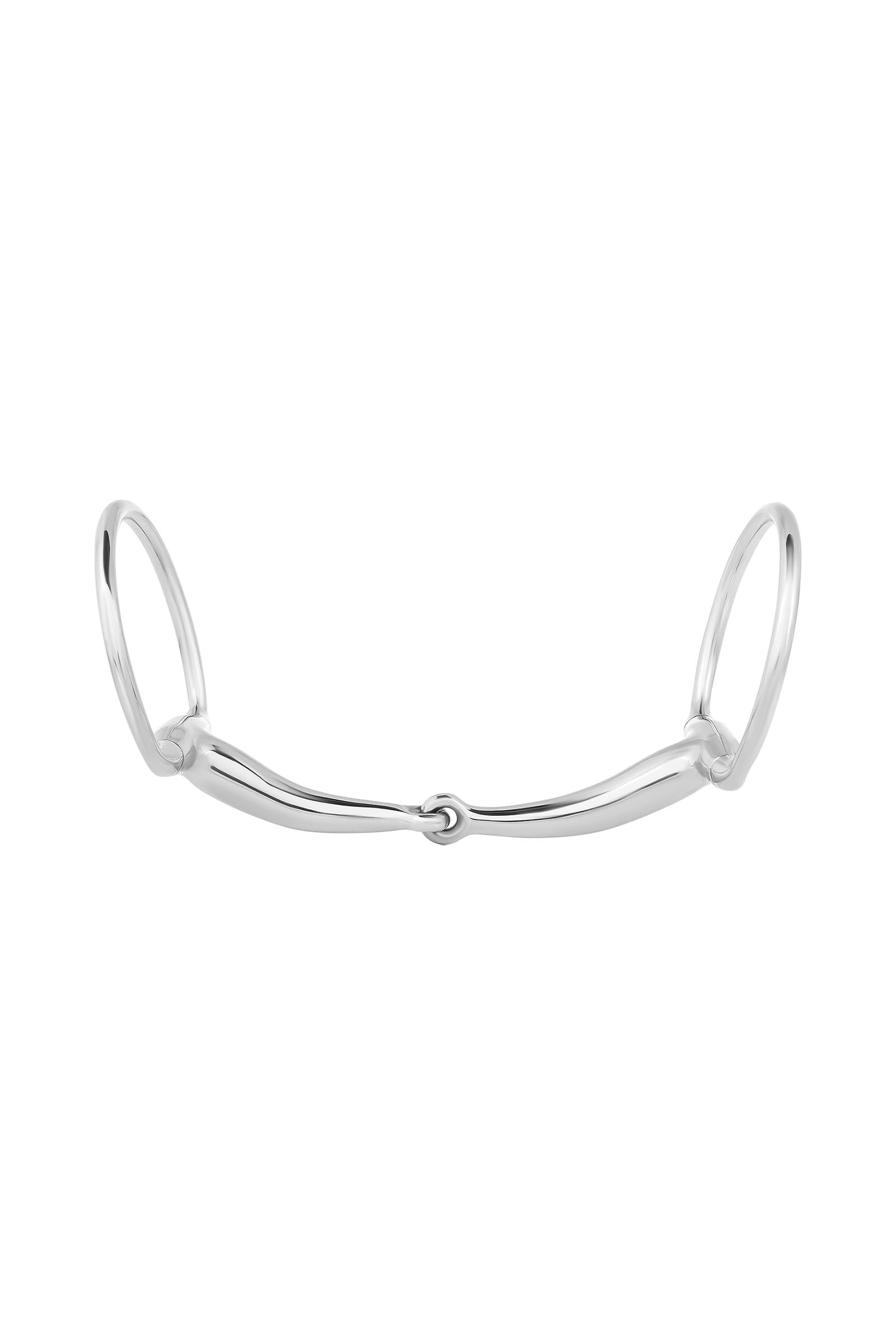 Waldhausen Eggbuttbit, Single Jt., Stainless St., 14 mm Horse Bits