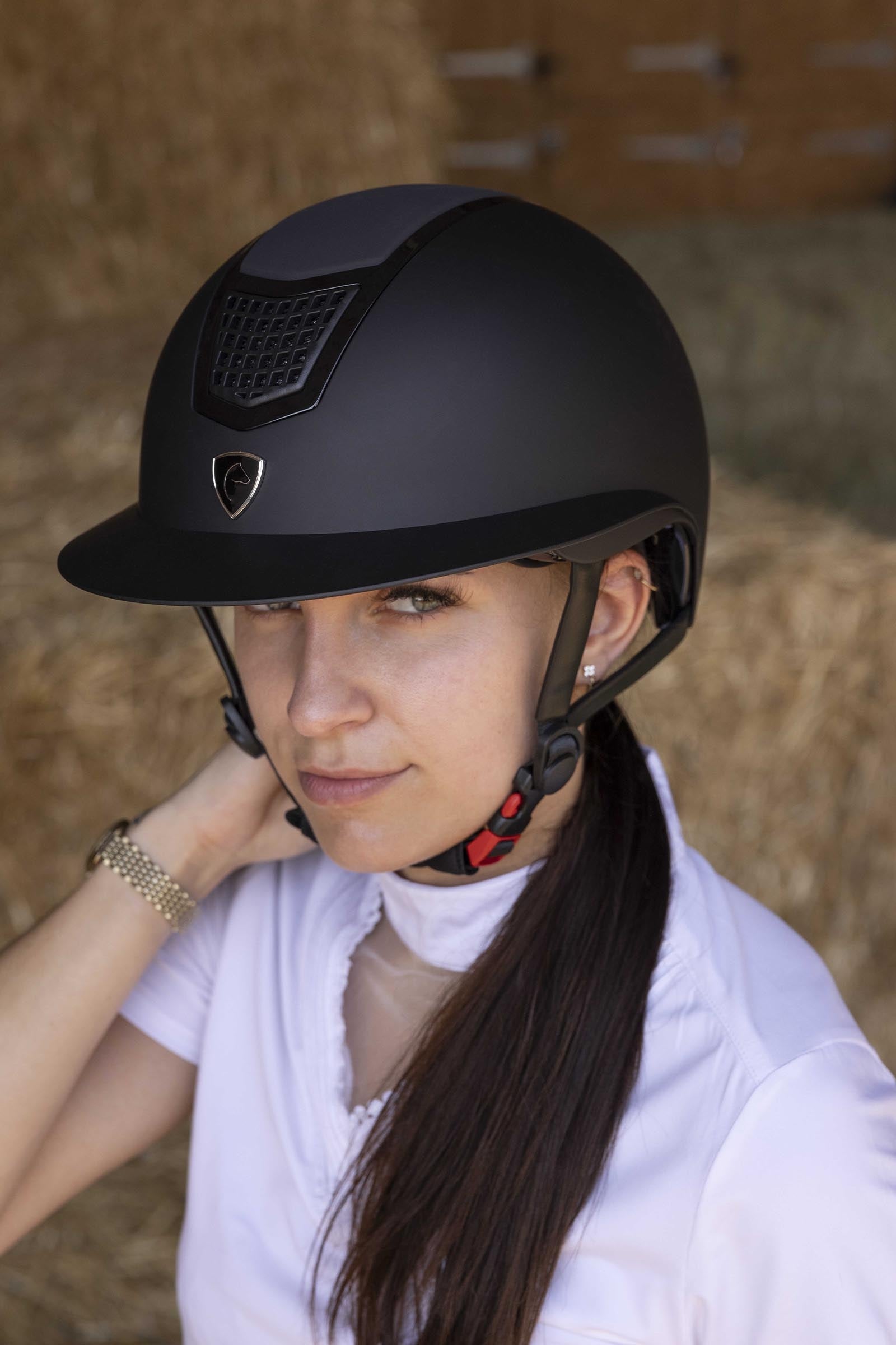 Equi Theme EQUITHÈME Airy Riding Helmet L, Wide Visor Safety Equipment