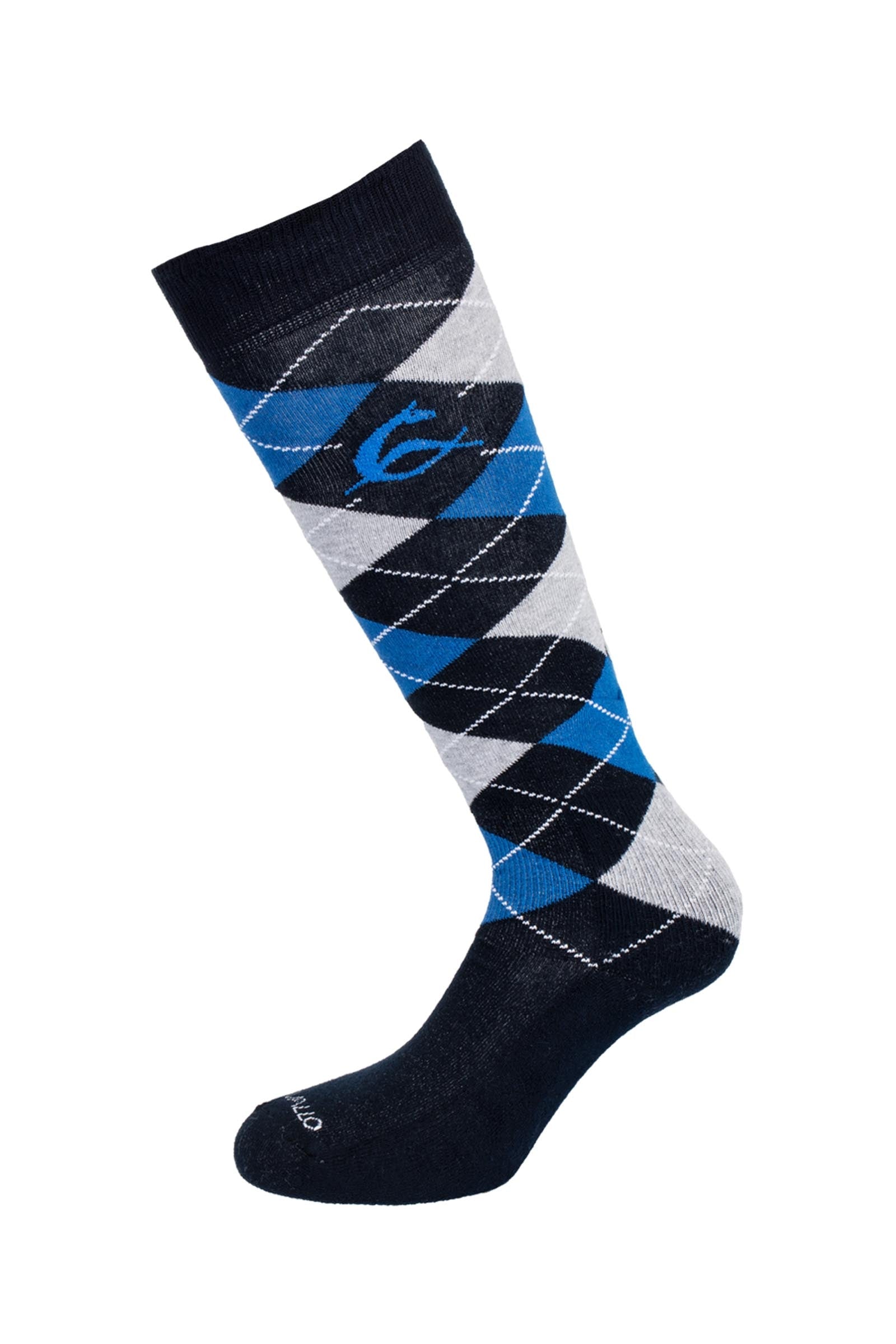 Acavallo Diamond Pattern Cotton Socks Sokken