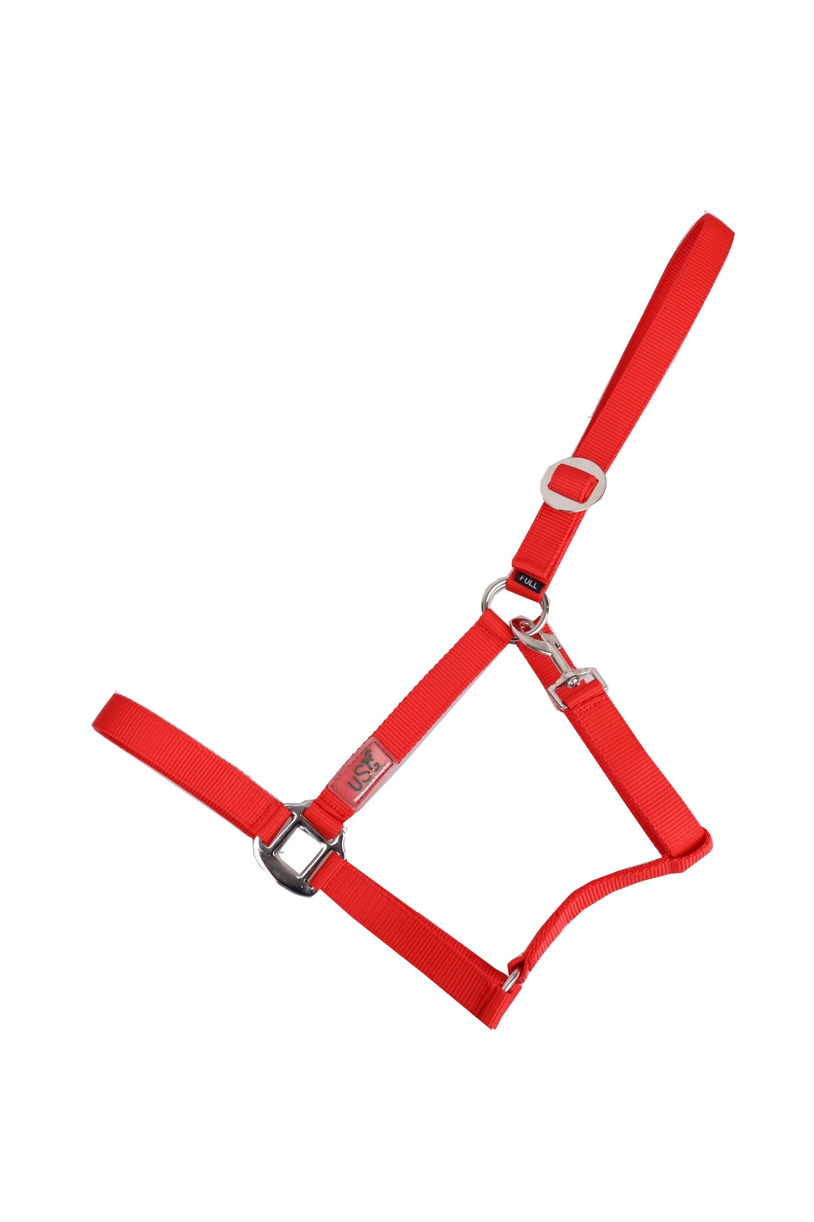 USG Basic halster met zilverkleurige beslagdelen Halsters & Halstertouwen