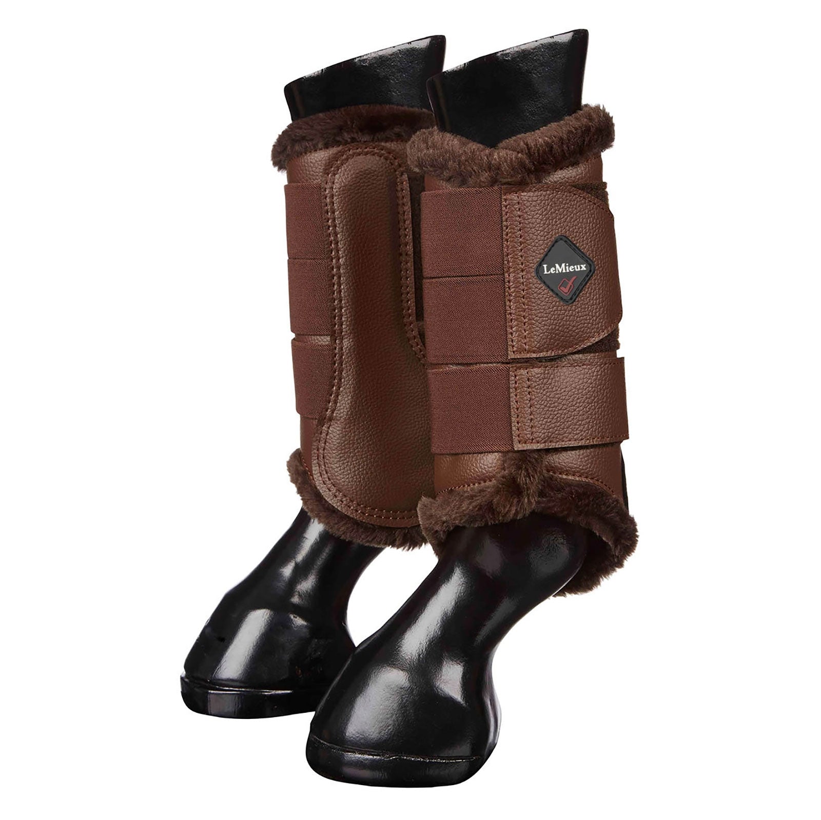 LeMieux Fleece Lined Brushing Boot Leg Protection & Hoof Protection for Horses
