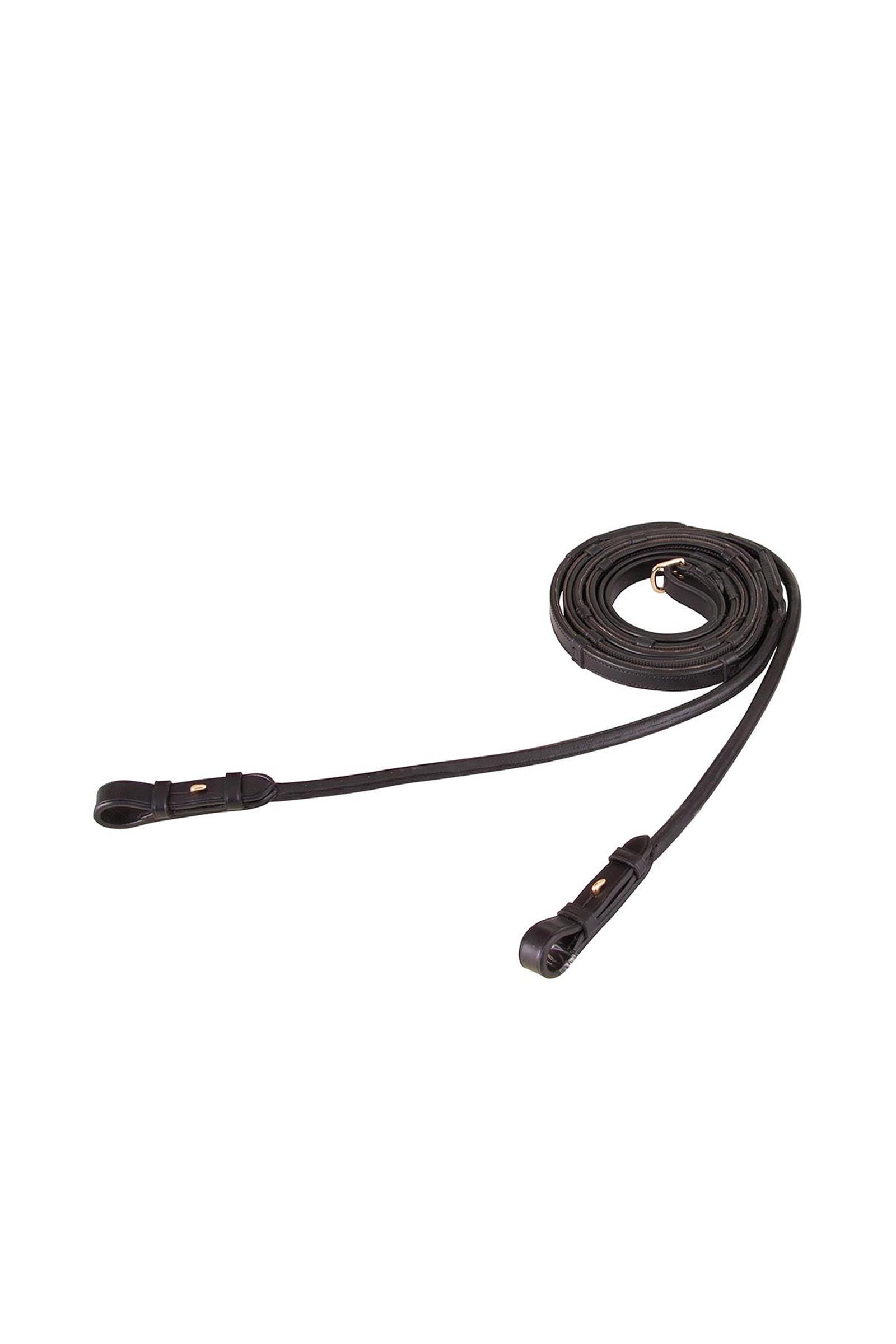 BR Leather Grip Reins With Stops, 16 mm Bridles & Reins