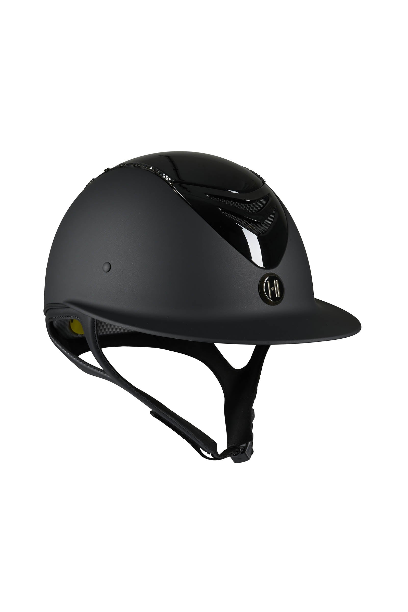 OneK Mips Avancé Matt Glossy Top Swarovski Riding Helmet Paardrijcaps & Bodyprotectors