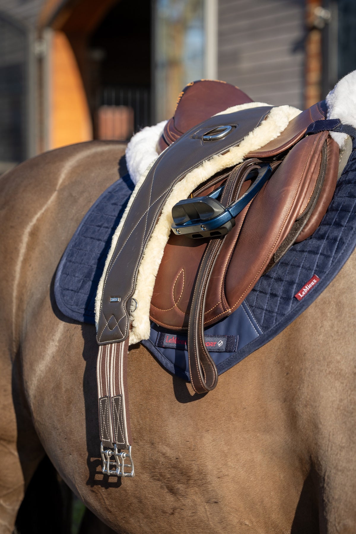 LeMieux Arika Simuwool Contoured Long Girth Saddles, Girths & Stirrups