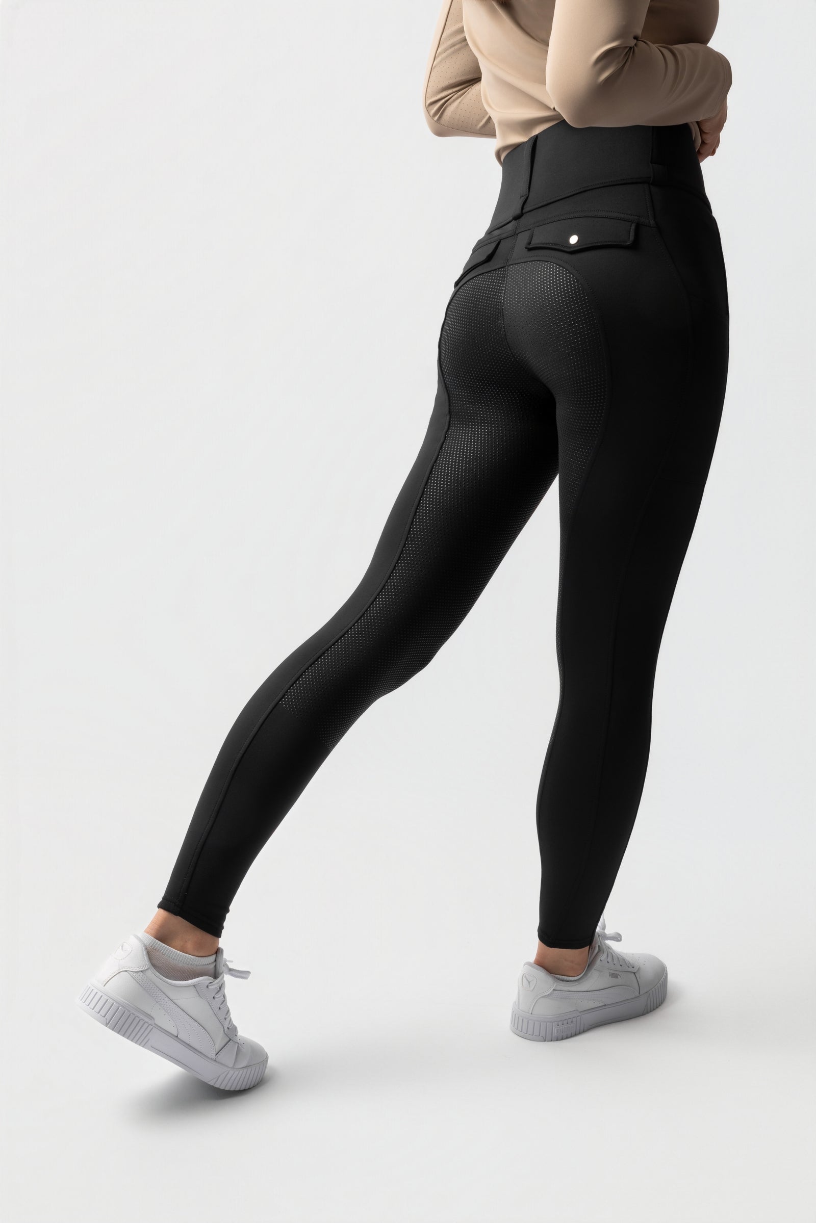 Horze Anya hybride thermo rijbroek voor dames met full grip Womens Breeches