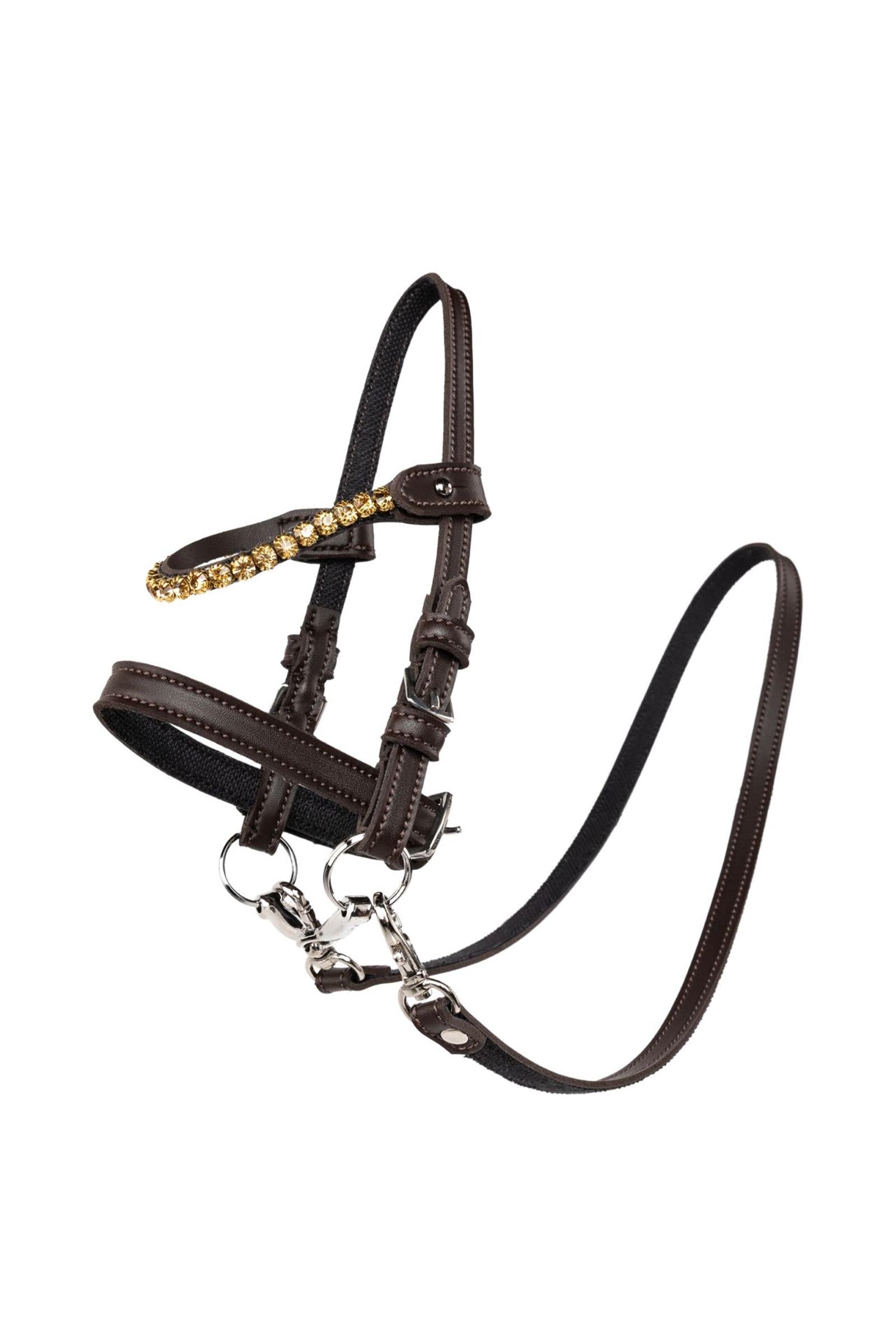 My Hobby Horse leren hoofdstel met stenen Cadeauwinkel