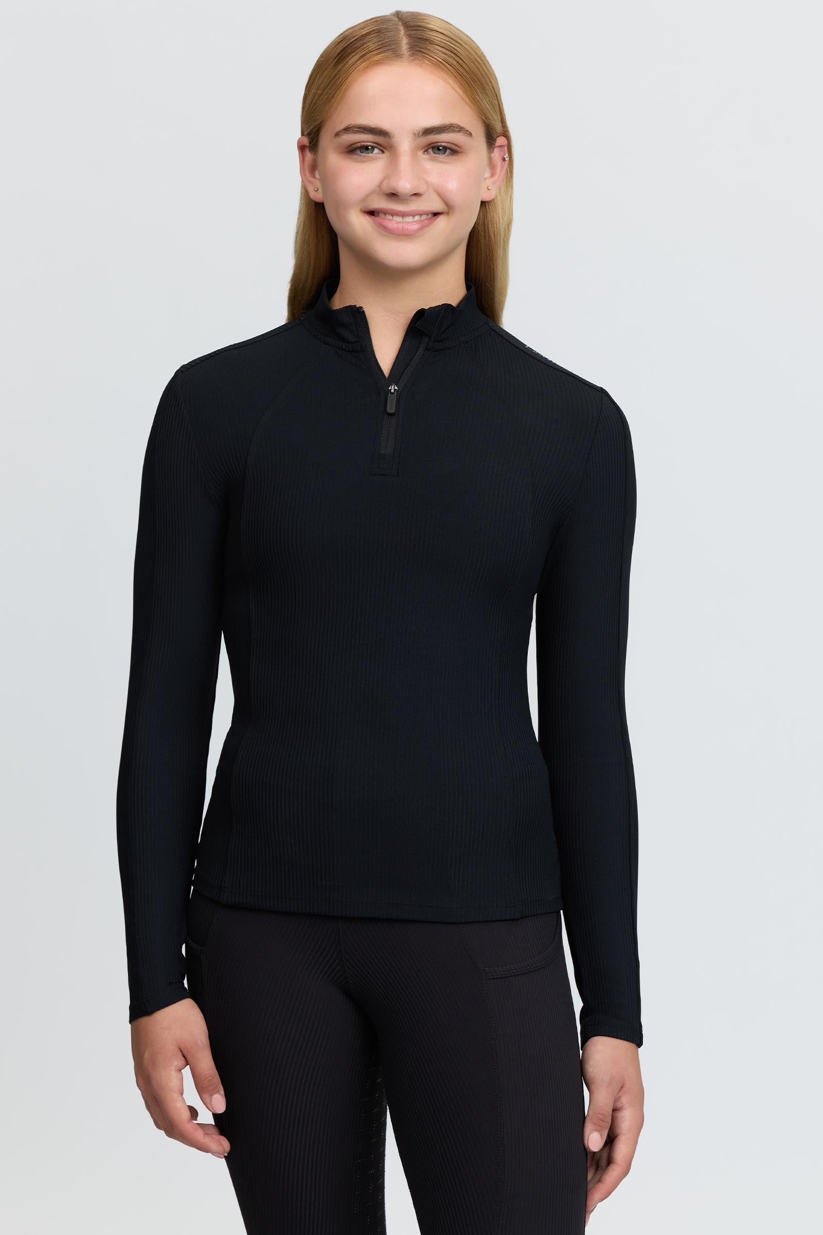 LeMieux Young Rider Raye Ribbed Base Layer w. UV Protection Kids Apparel
