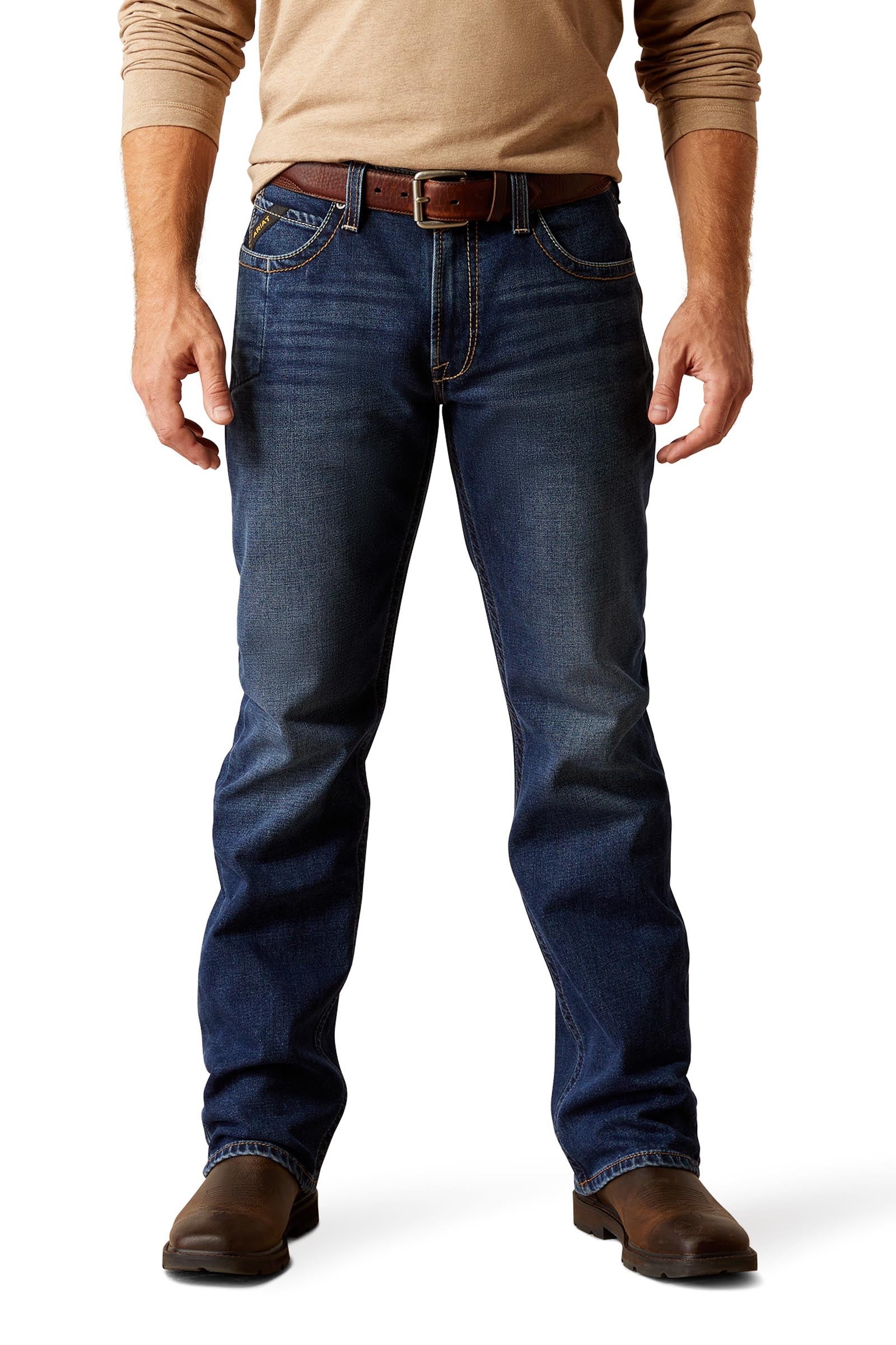 Ariat Rebar M5 Straight Acclimatize Heren jeans met rechte pijp Heren paardrijkleding