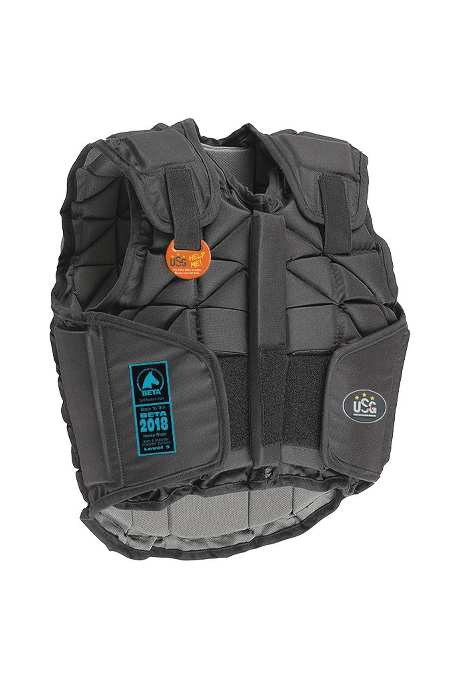 USG Panel-Body Protector Flexi Motion, volwassenen Paardrijcaps & Bodyprotectors