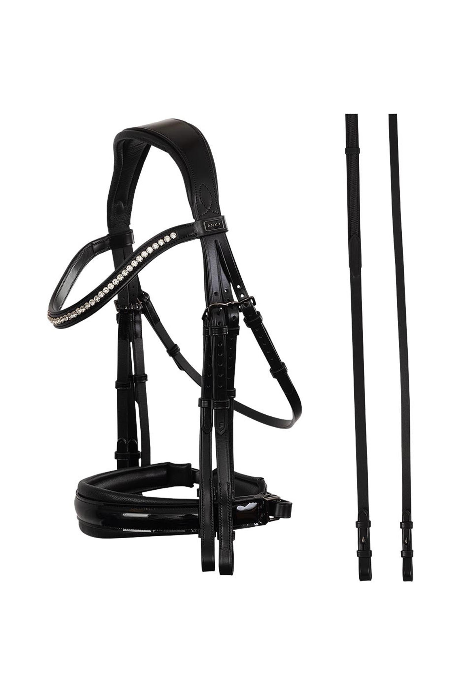 Anky ANKY Double Bridle, Extra Wide Headpiece Hoofdstellen & Teugels