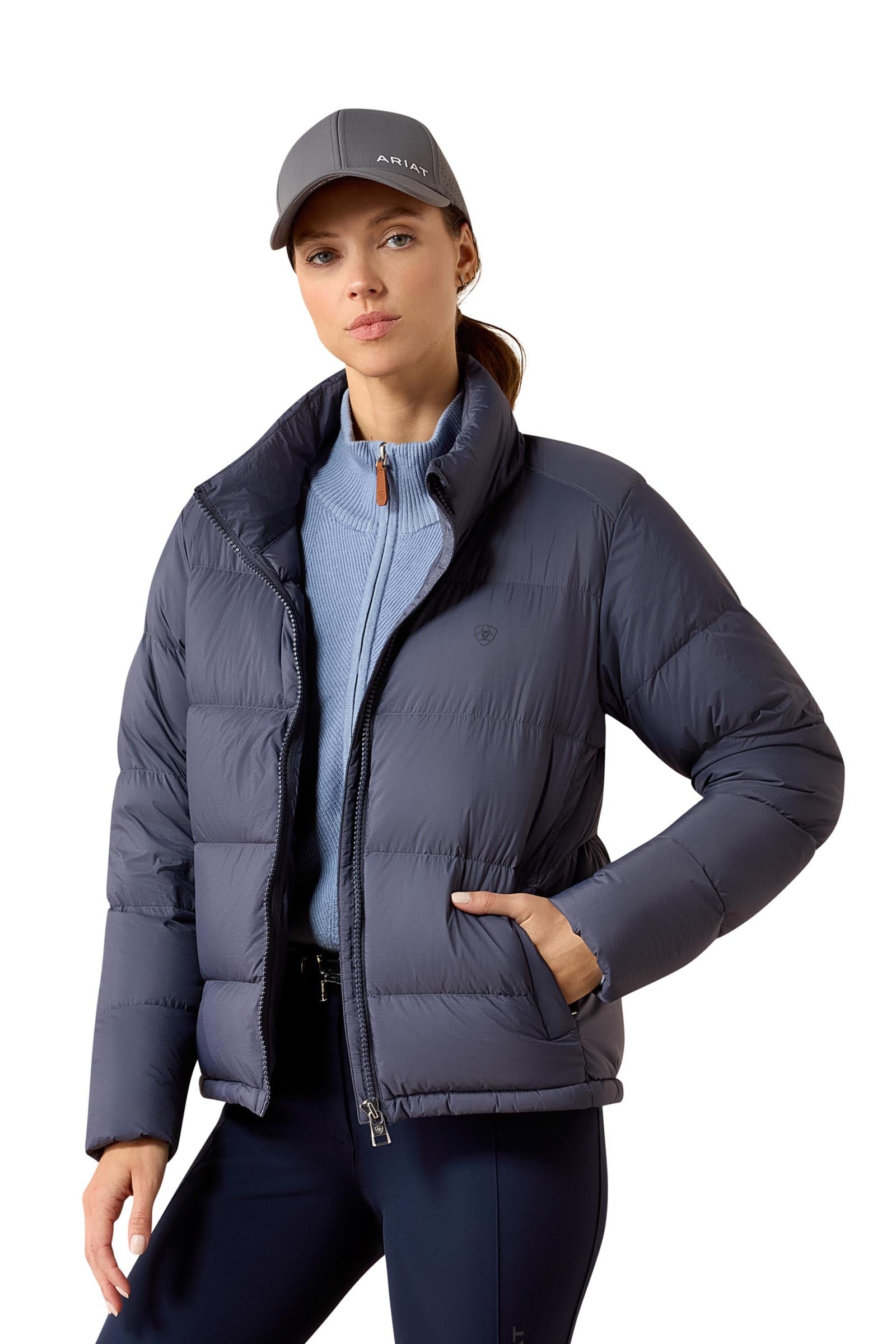 Ariat Ultrapuff Down gewatteerde dames donsjas Dames paardrijkleding