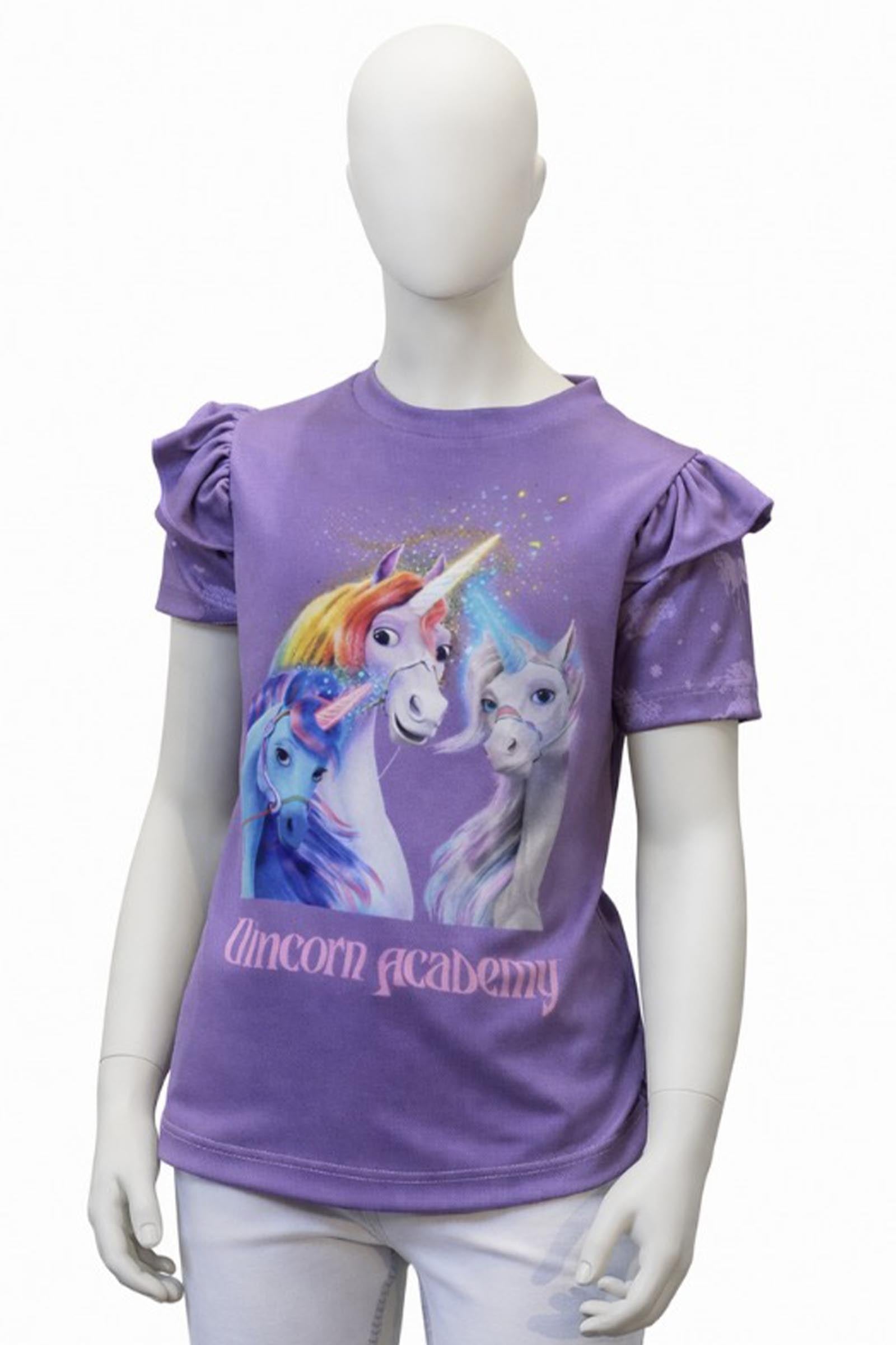 Kavalkade Unicorn Academy Wings kinder-T-shirt Kinder paardrijkleding