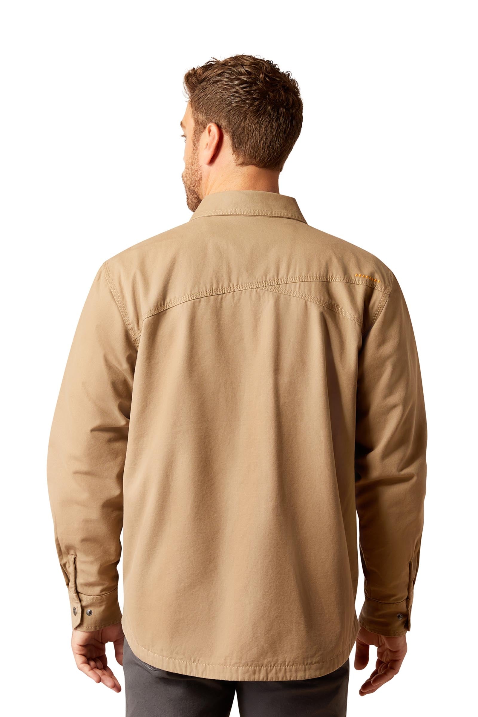 Ariat Mens Rebar Canvas Shirt Jacket Mens Riding Clothing