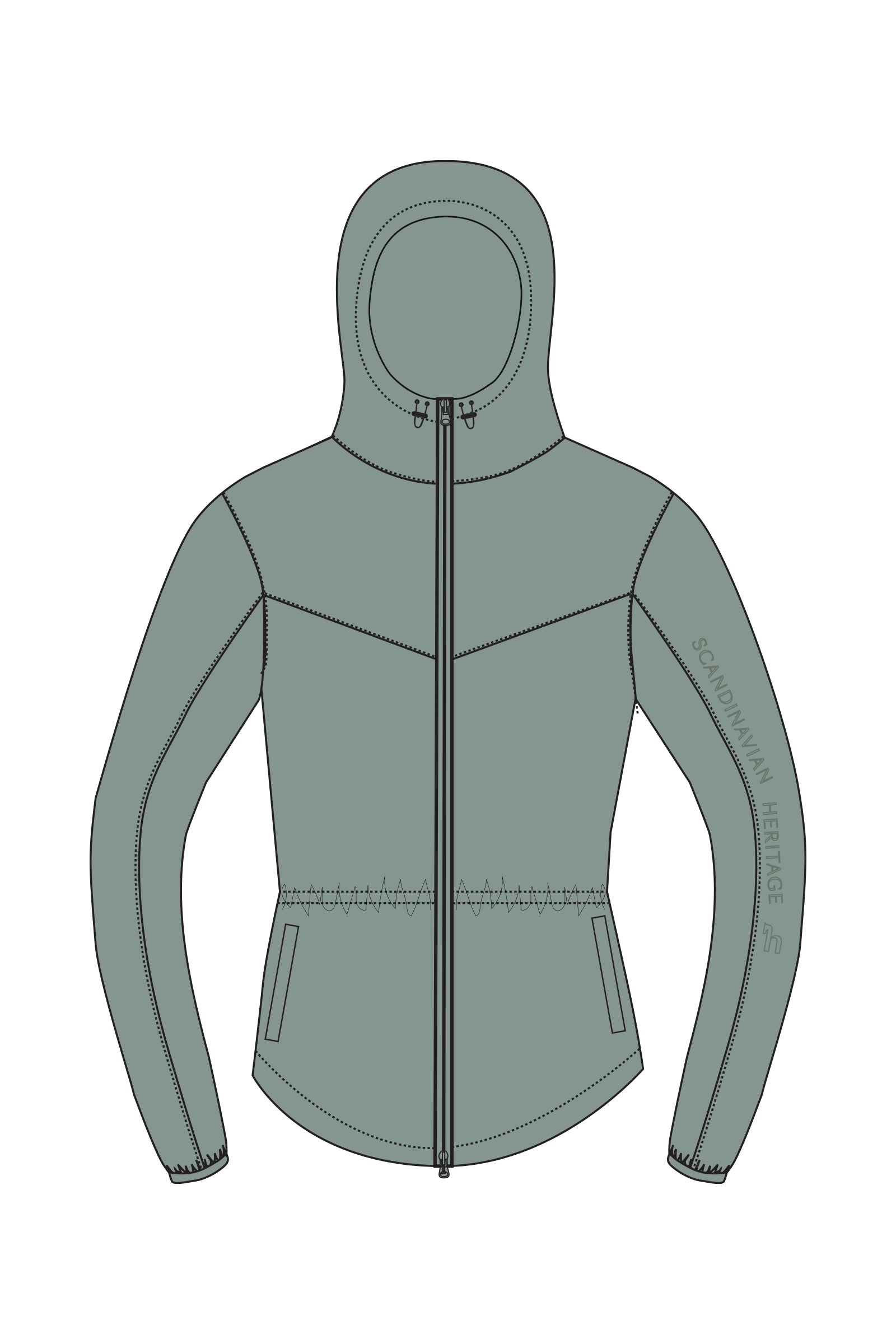 Horze Young Rider Fiora Waterproof Stowaway Hood Jacket Kids Apparel