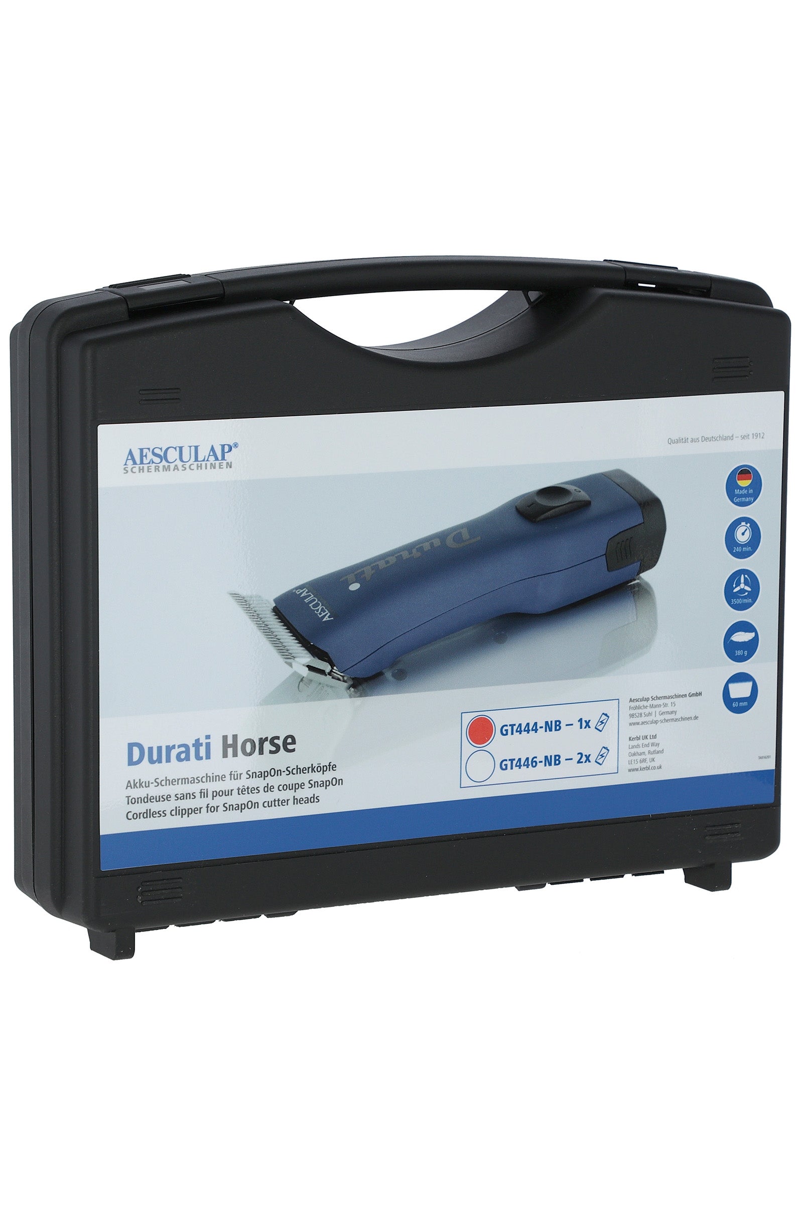 Aesculap Durati Horse Clipper (incl. 1 battery) Horse Clipping & Trimming Tools