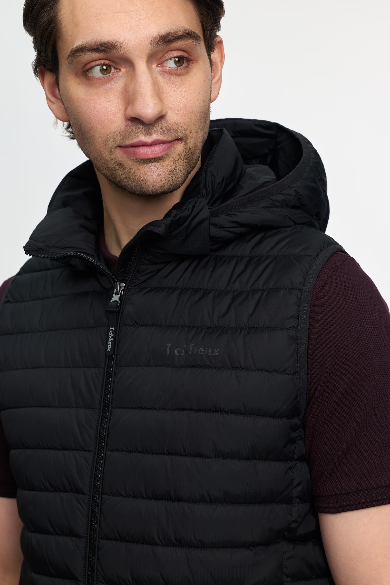 LeMieux Men´s Hooded Puffer Gilet Mens Riding Clothing