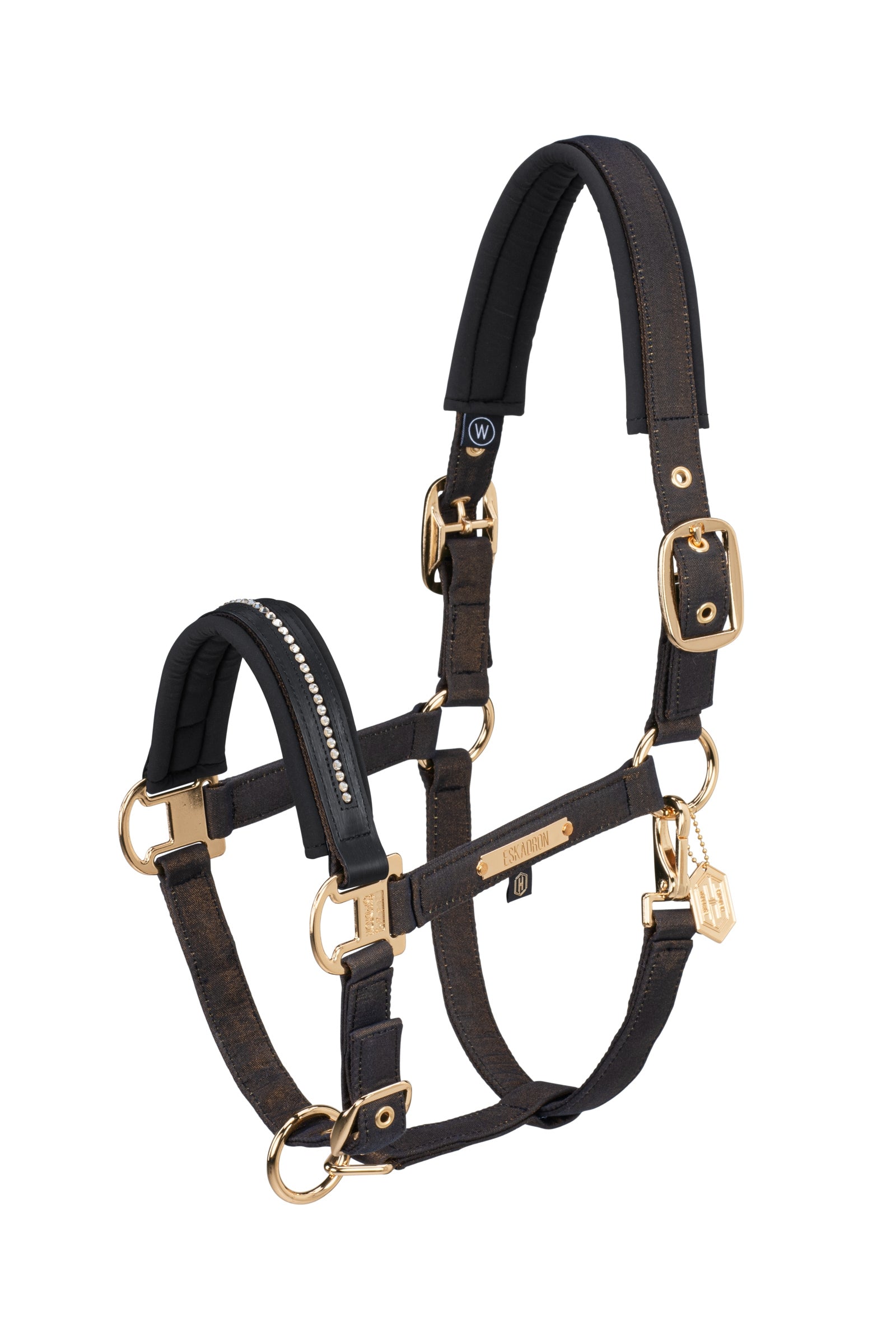 Eskadron Heritage AW24 Glam Crystal Double Pin Headcollar Halters & Leads
