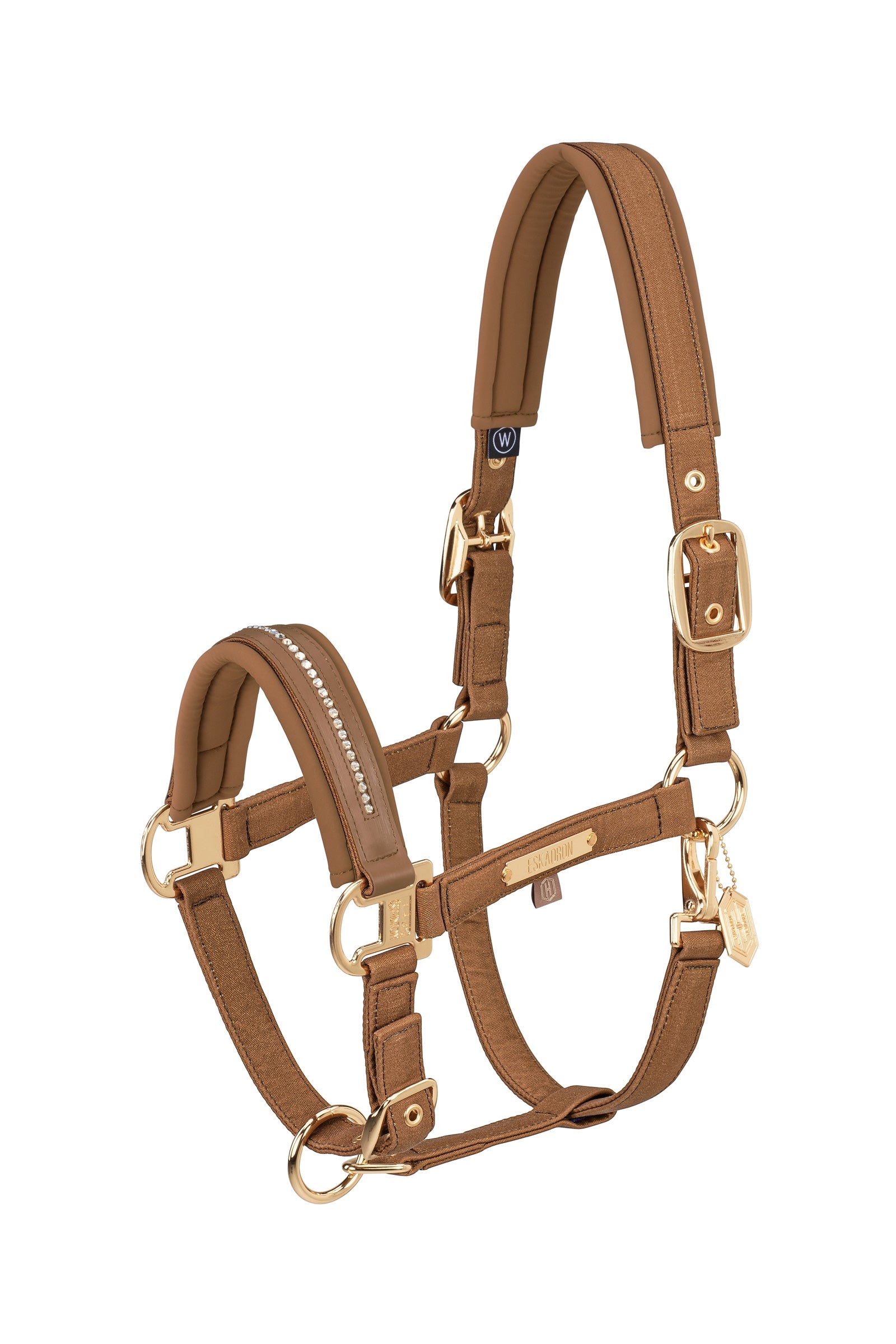 Eskadron Heritage AW24 Glam Crystal Halster met Double Pin Halsters & Halstertouwen