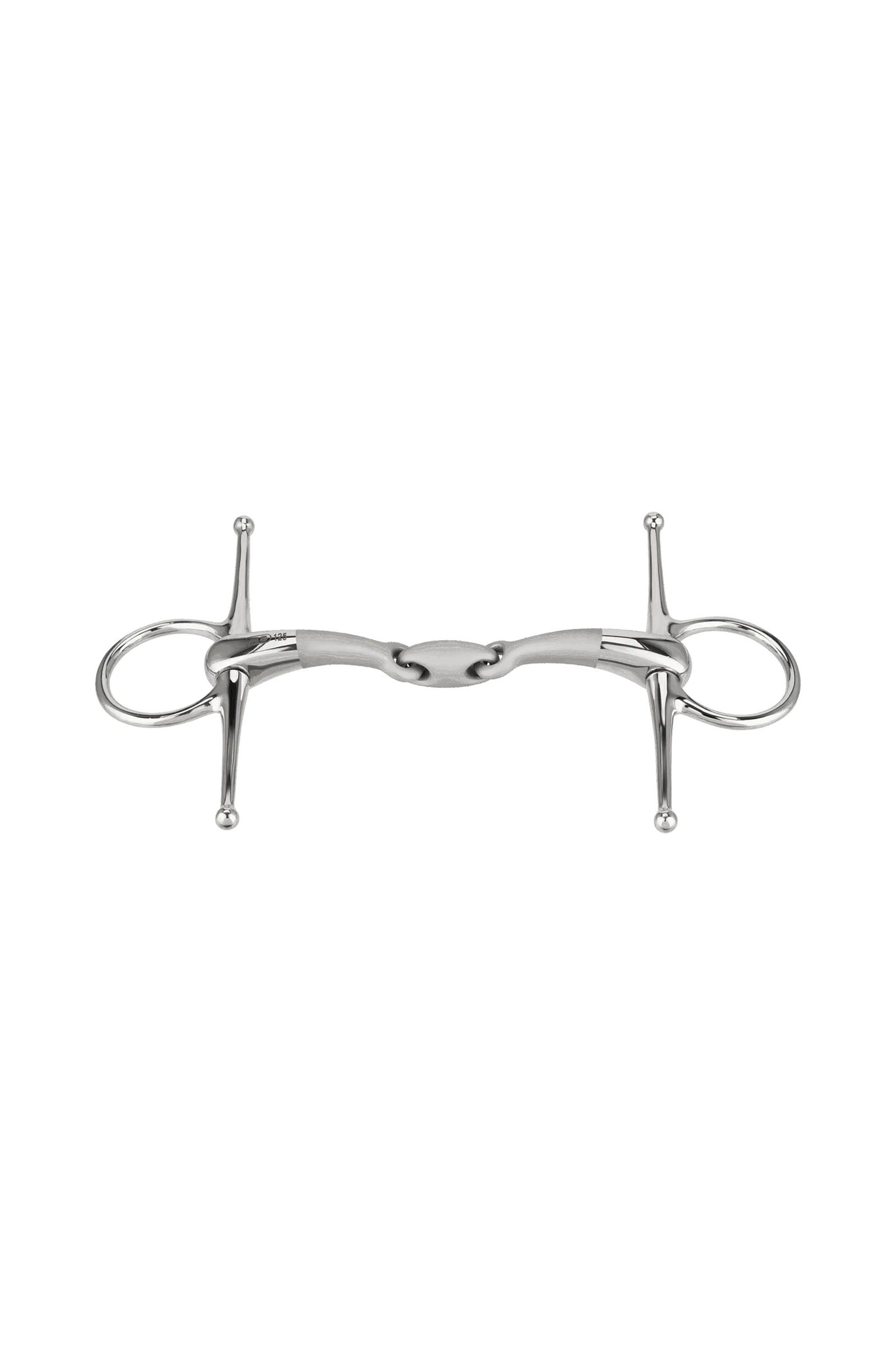 Sprenger Satinox volwang watertrens, dubbel gebroken, 14 mm, roestvrij staal Bitten
