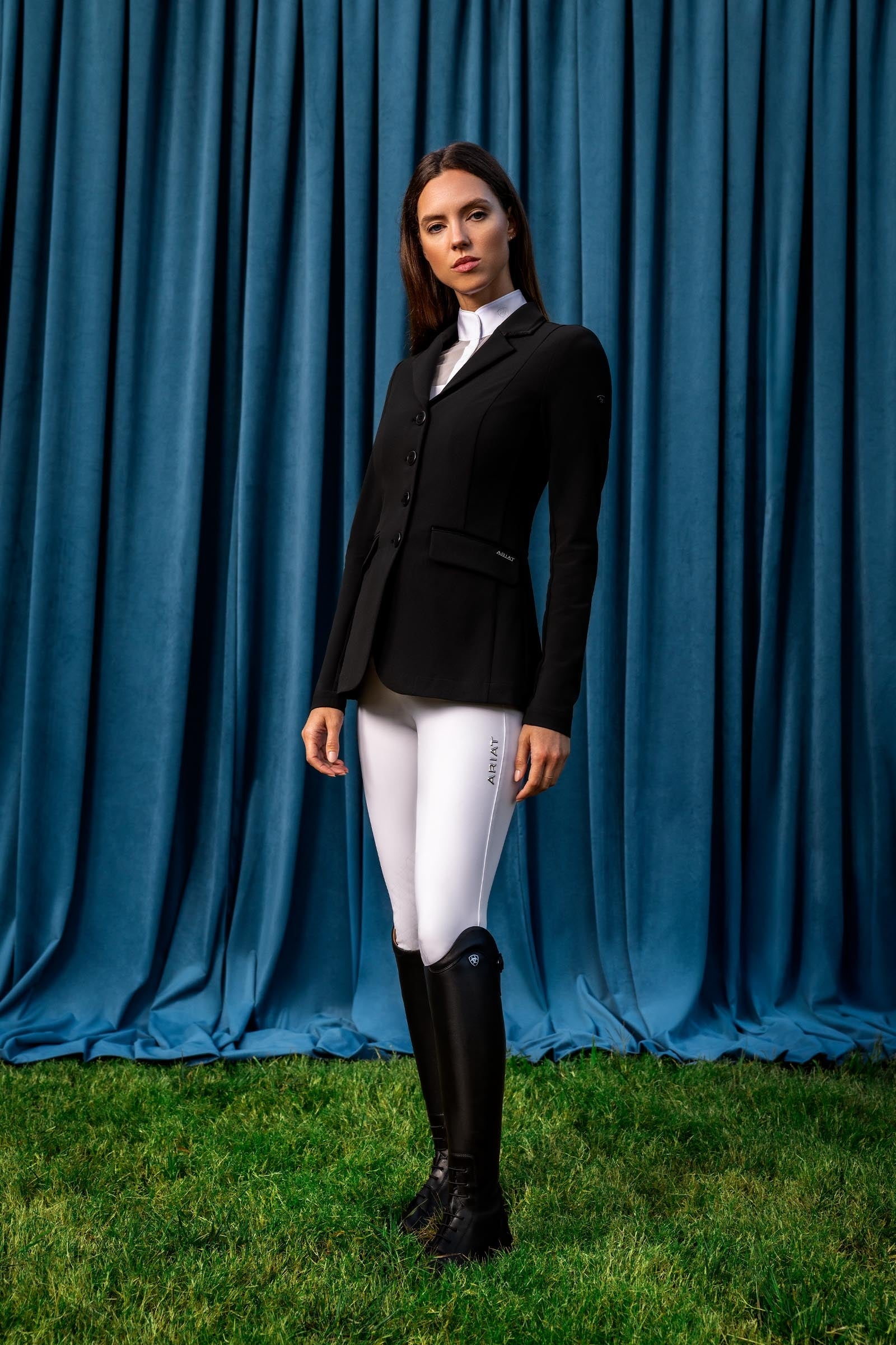 Ariat Womens Tri Factor Allure Knee Patch Breech Womens Breeches