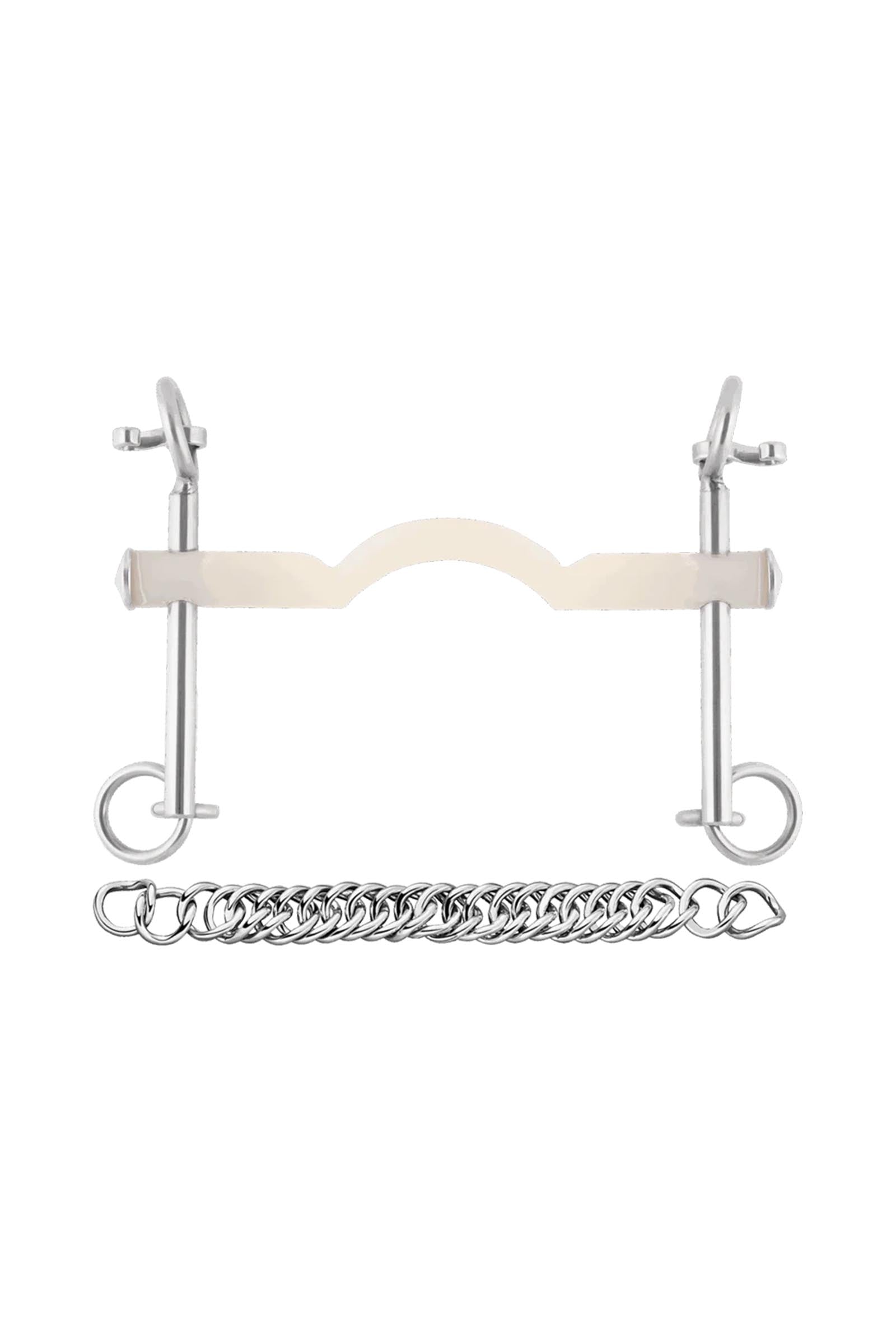 Sprenger Nathe stang en trens, 15 mm, met tongboog, korte scharen, thermoplast Bitten