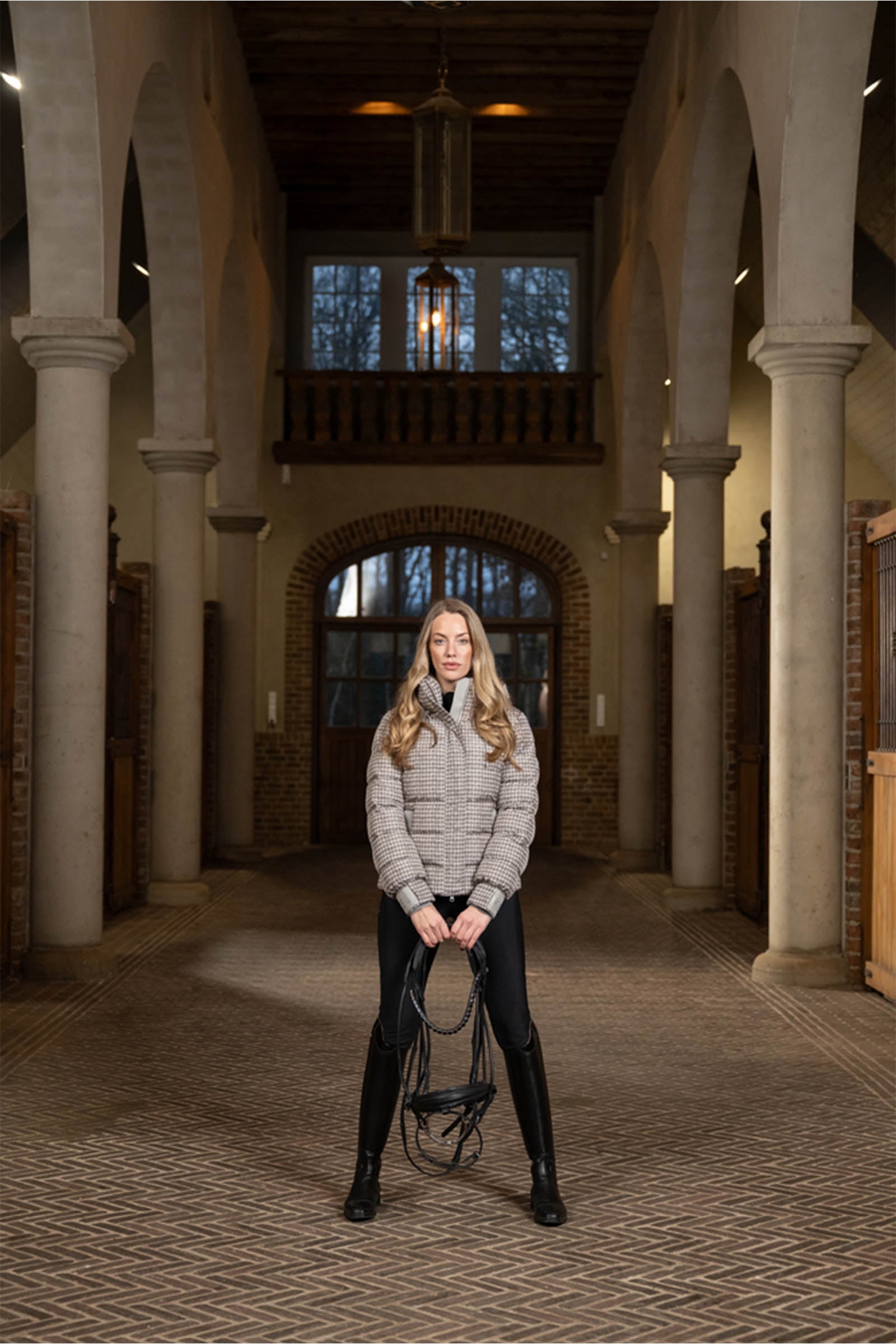 Pikeur Selection Women´s Quilted Jacket – Pale Grey – horze