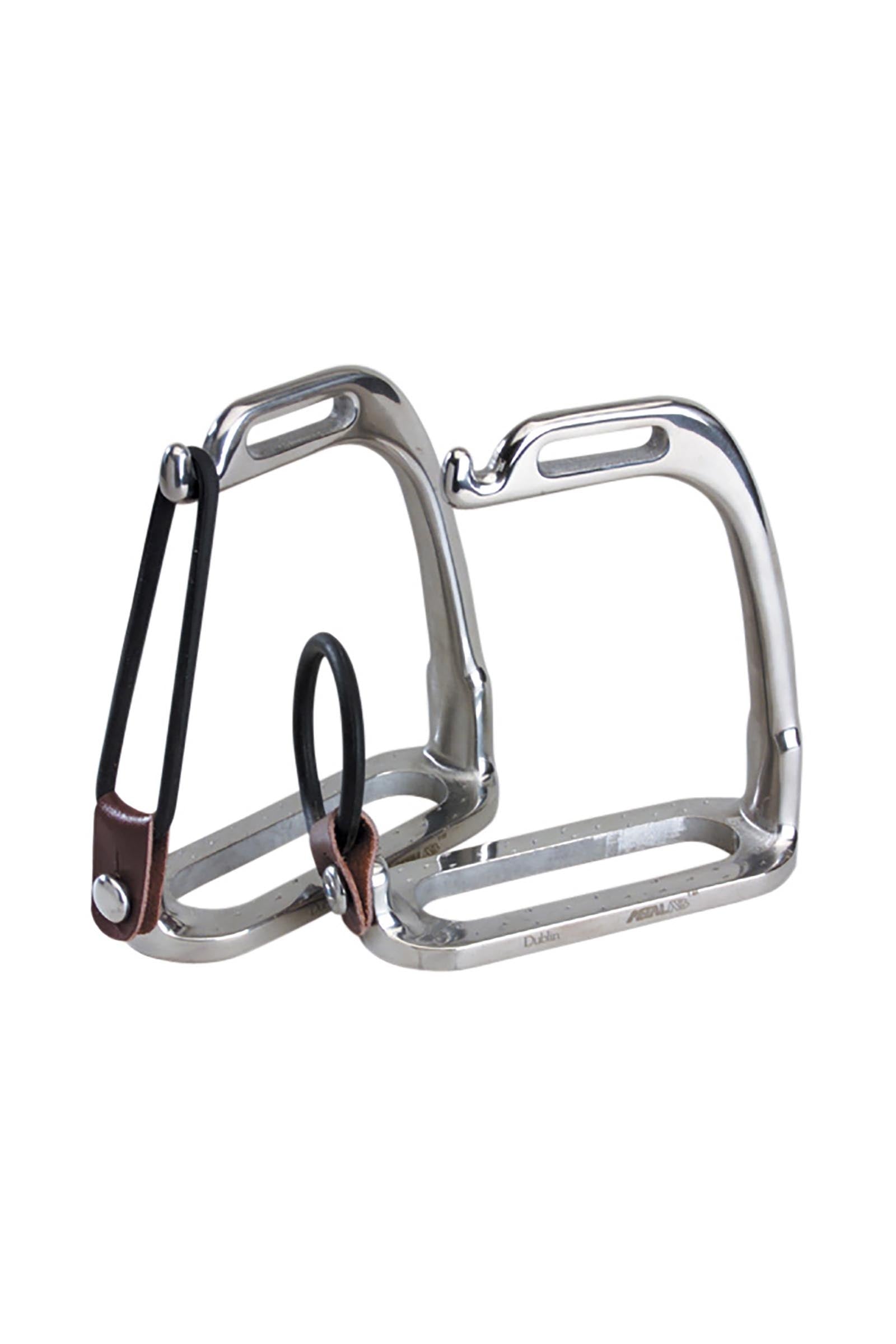 Korsteel Stainless Steel Peacock Stirrup Irons Zadels & Singels