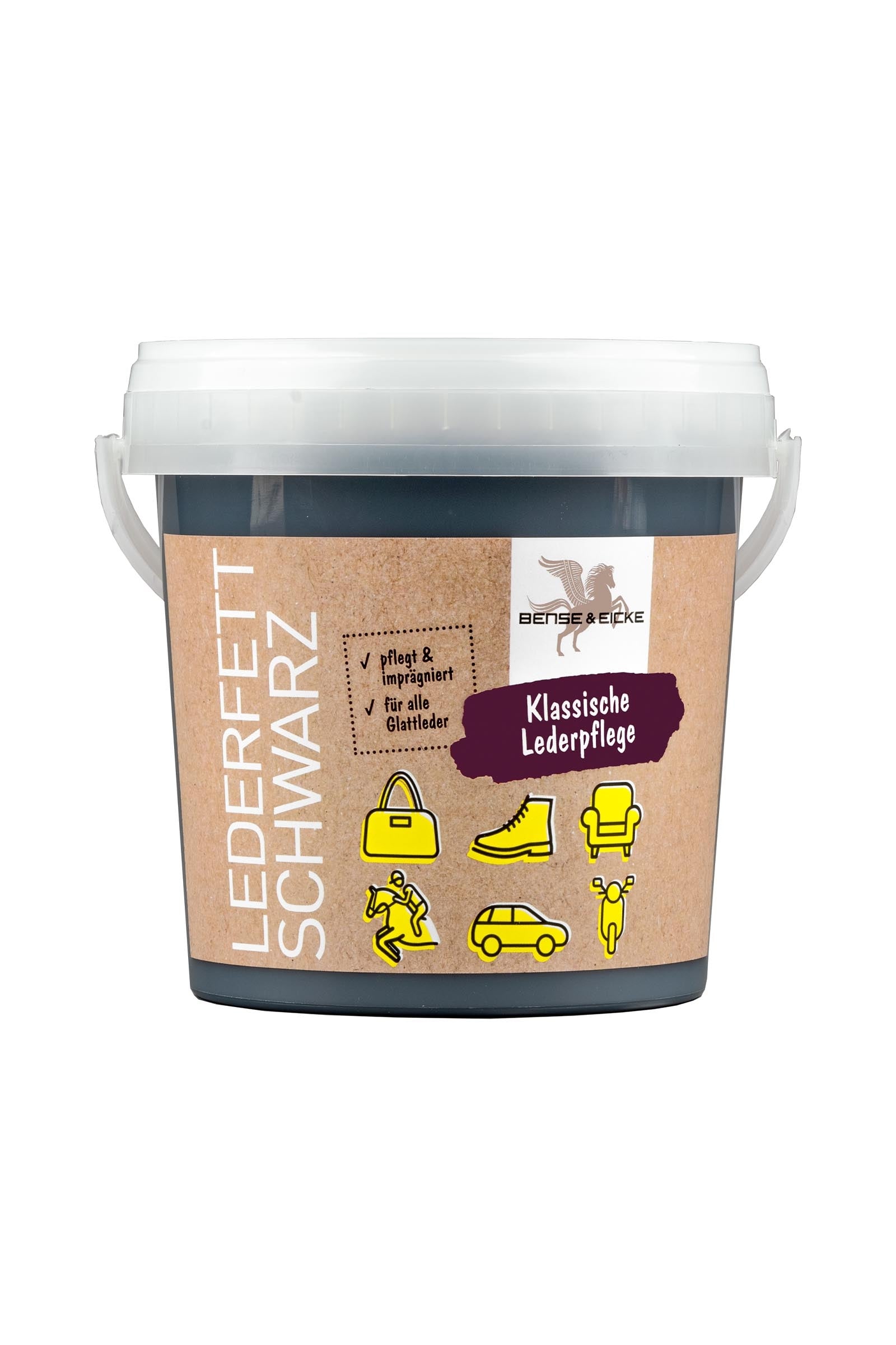 Bense & Eicke Zwart ledervet, 1000 ml Gezondheid