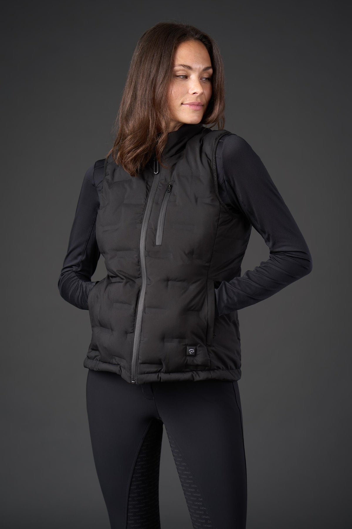 Catago Heat Tech verwarmde bodywarmer Dames paardrijkleding
