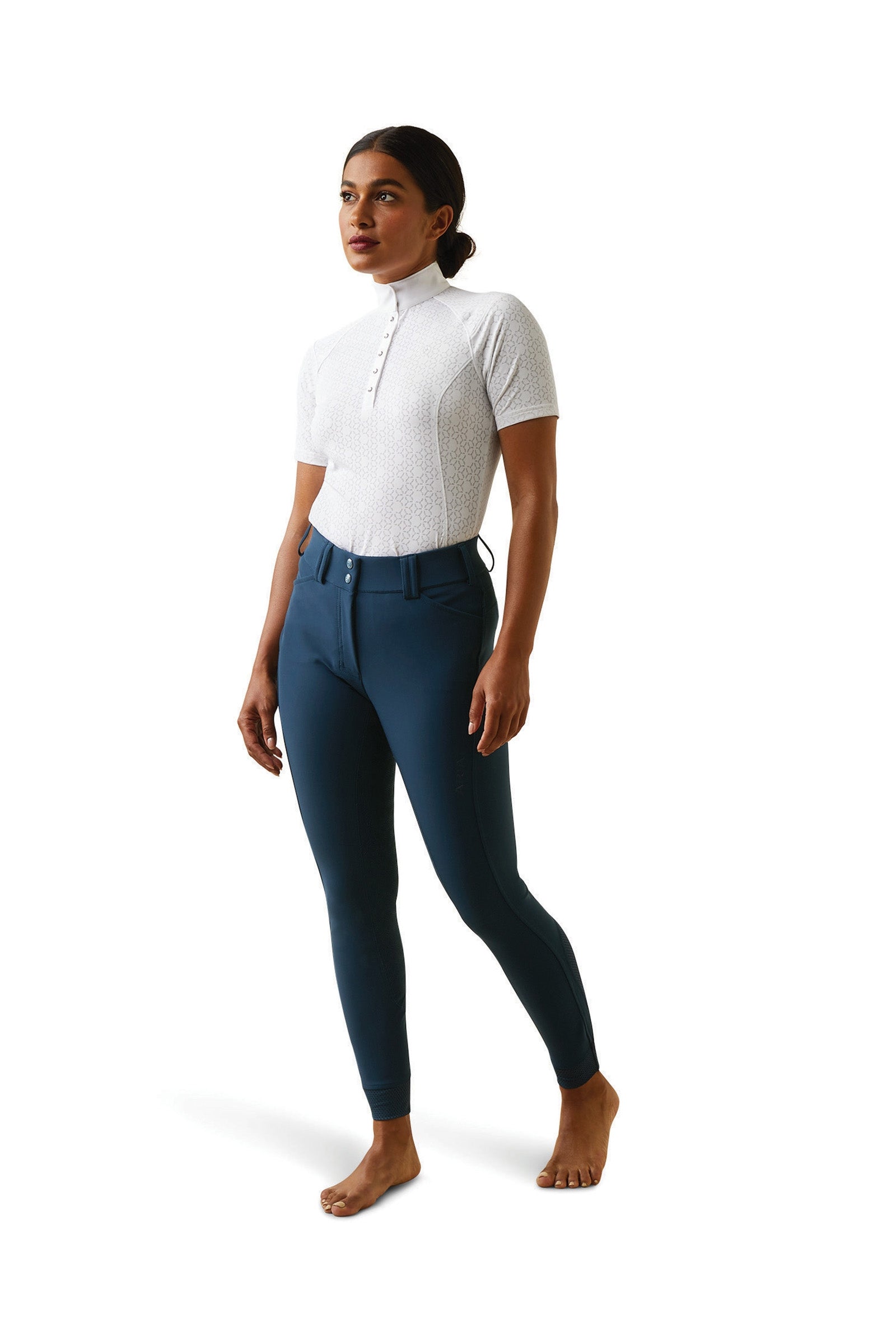 Ariat Tri Factor Women's Full Seat Breeches With Silicone Grip Womens Breeches