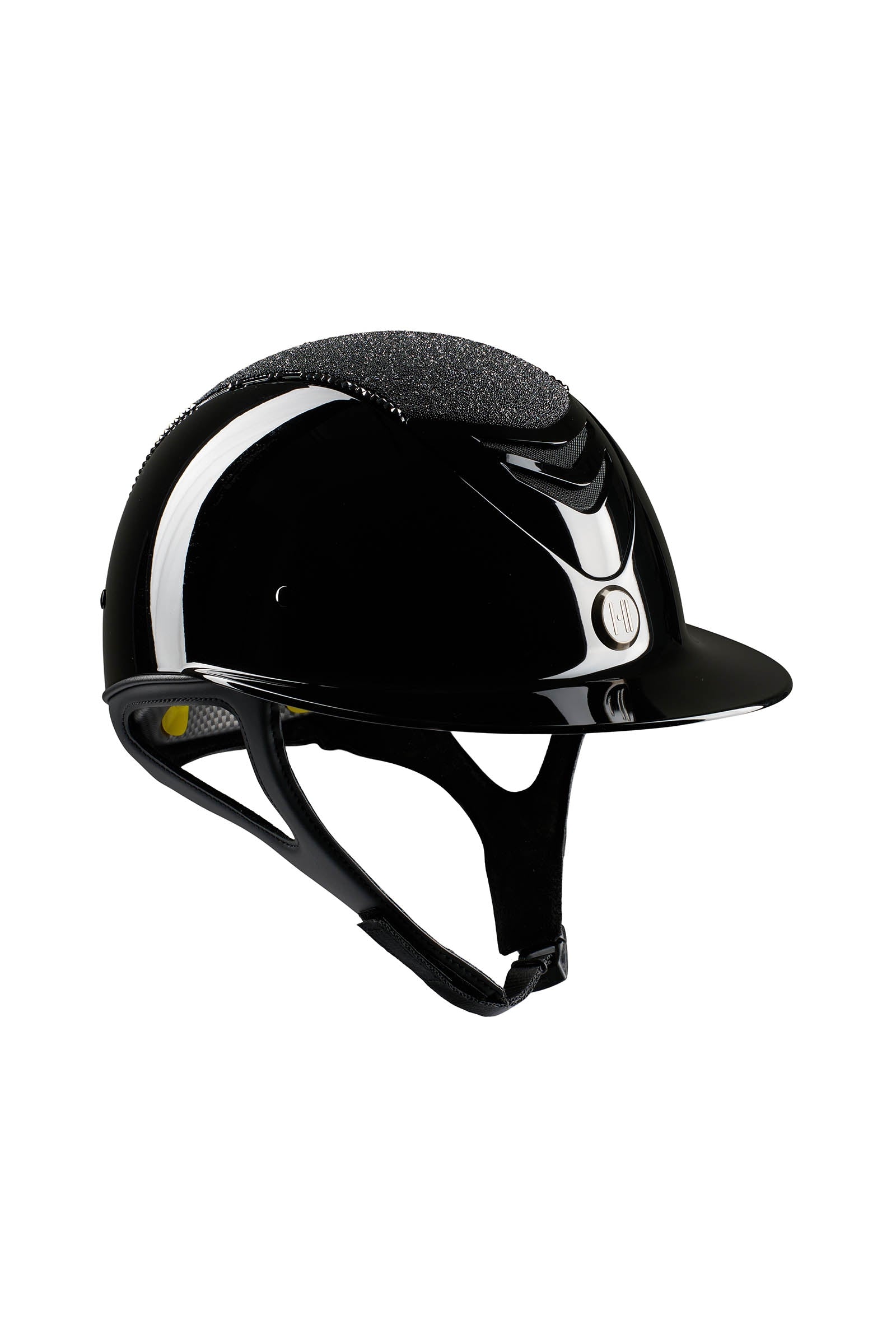OneK Mips Acance Glossy Glitter w Swarovski Paardrijcaps & Bodyprotectors