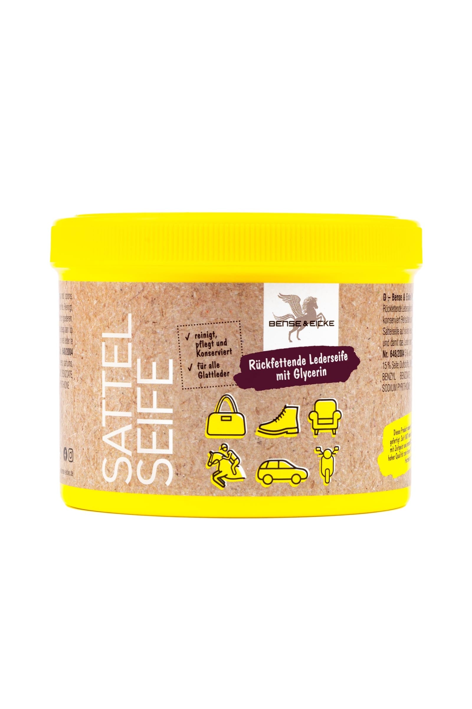 Bense & Eicke Saddle Soap With Sponge, 500 ml Horse Health Care