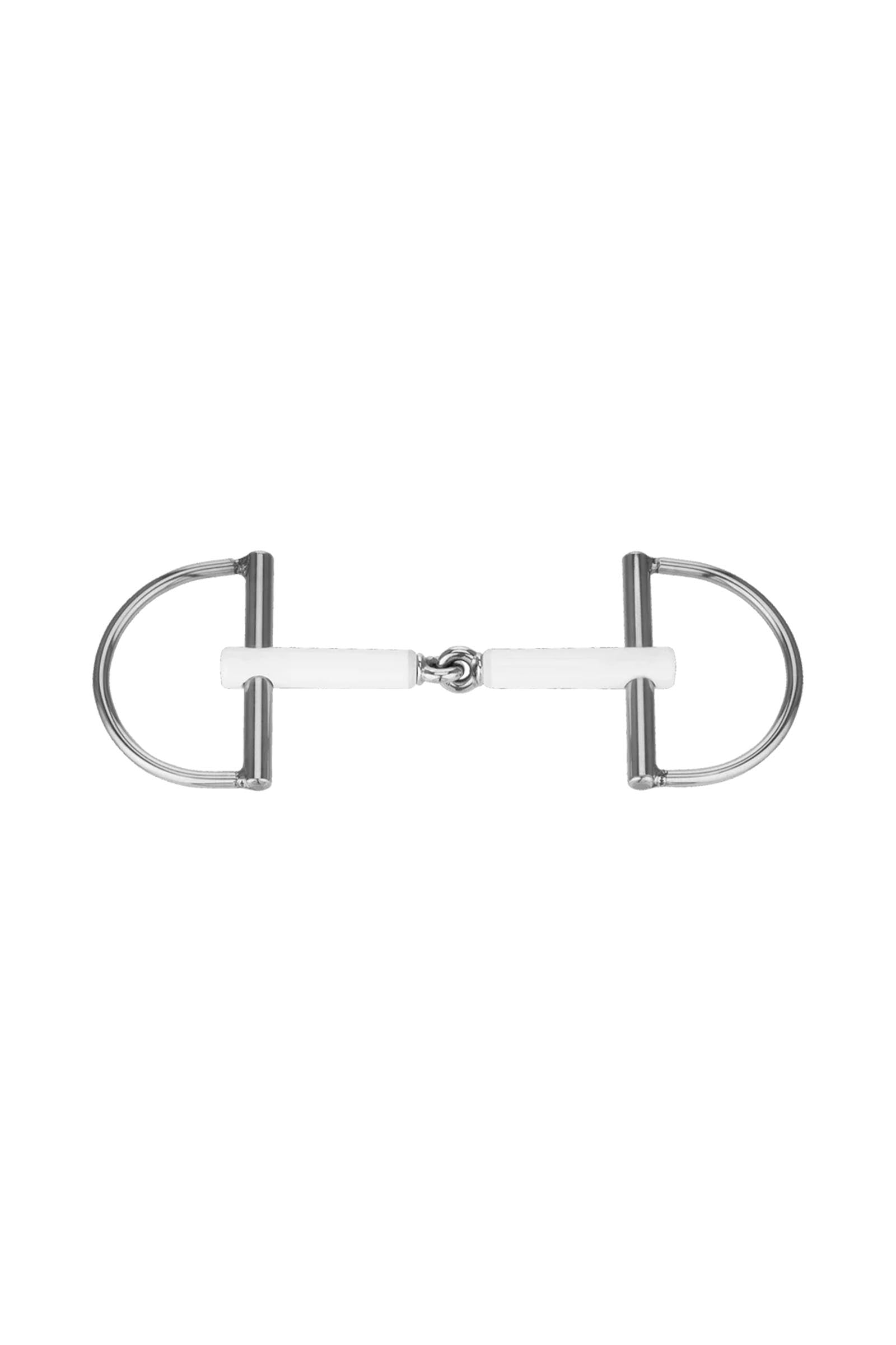 Sprenger Nathe D-Ring Snaffle Bit, Single Jt. 15mm, Thermoplastic Horse Bits