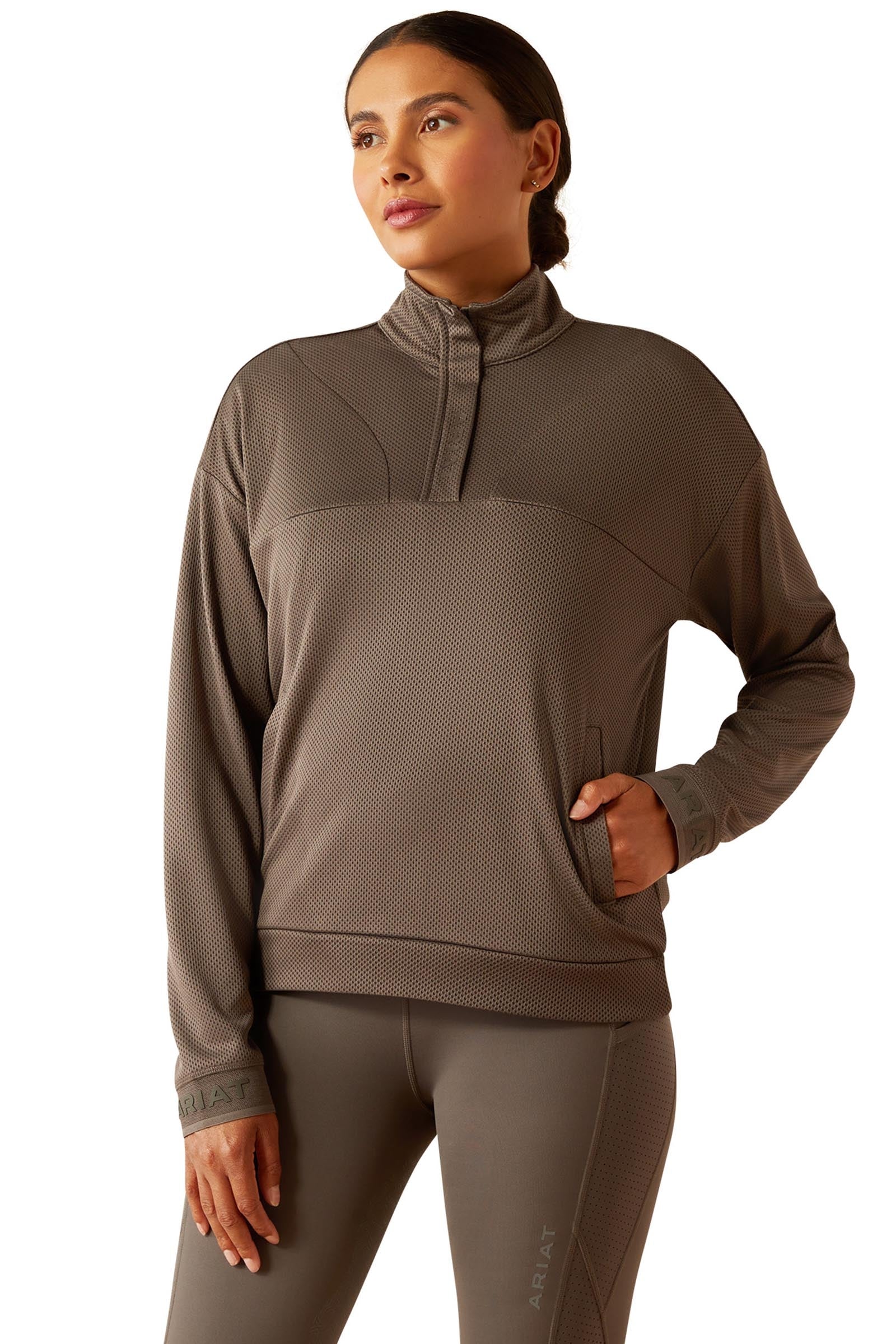 Ariat Breathe dames sweatshirt met 1/2 ritssluiting Dames paardrijkleding