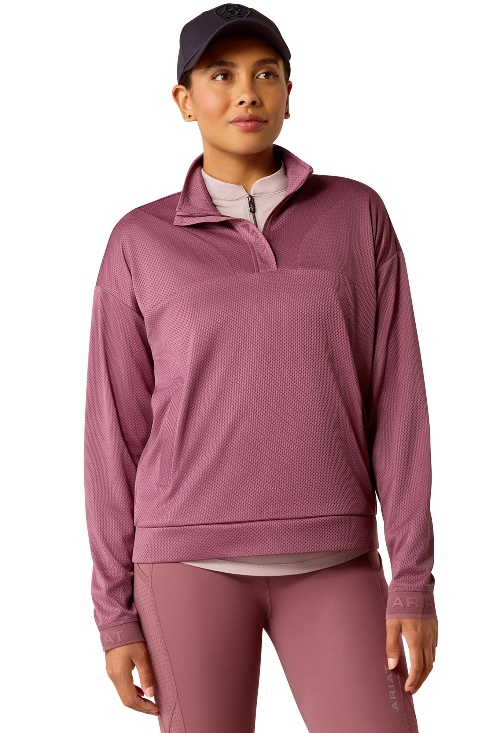 Ariat Breathe dames sweatshirt met 1/2 ritssluiting Dames paardrijkleding