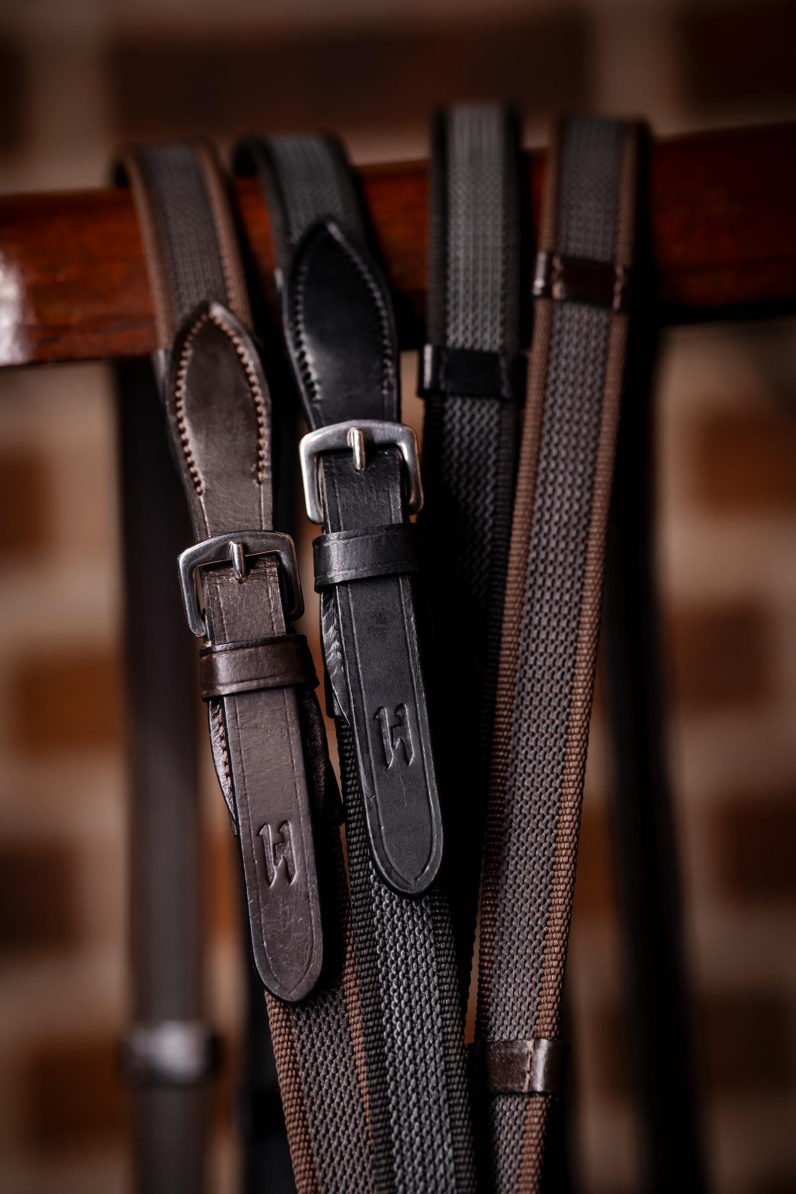 Horseware rubber grip continentale teugels Hoofdstellen & Teugels