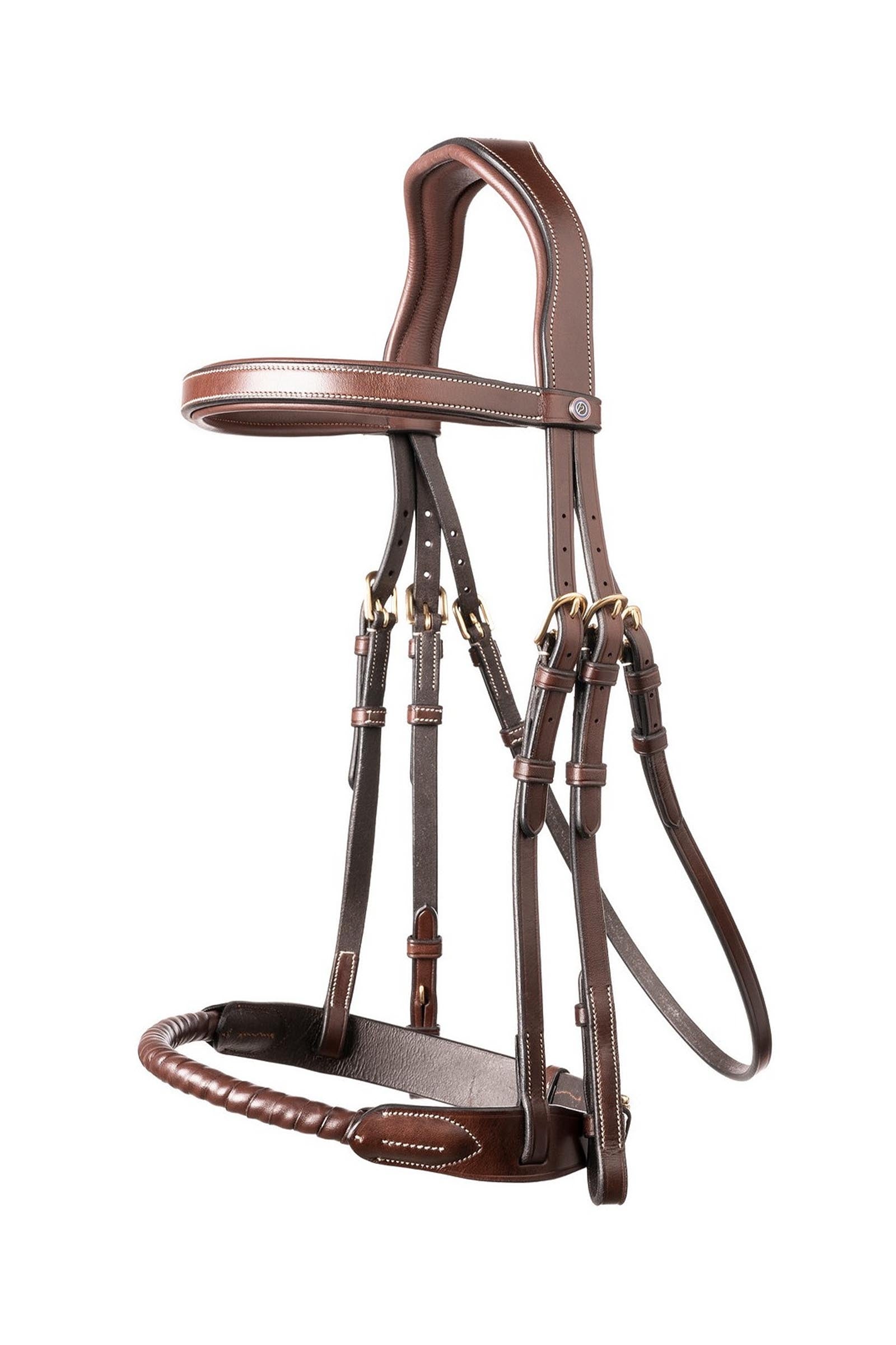 Trust Equestrian Dublin Rope Noseband Bridle Covered Hoofdstellen & Teugels