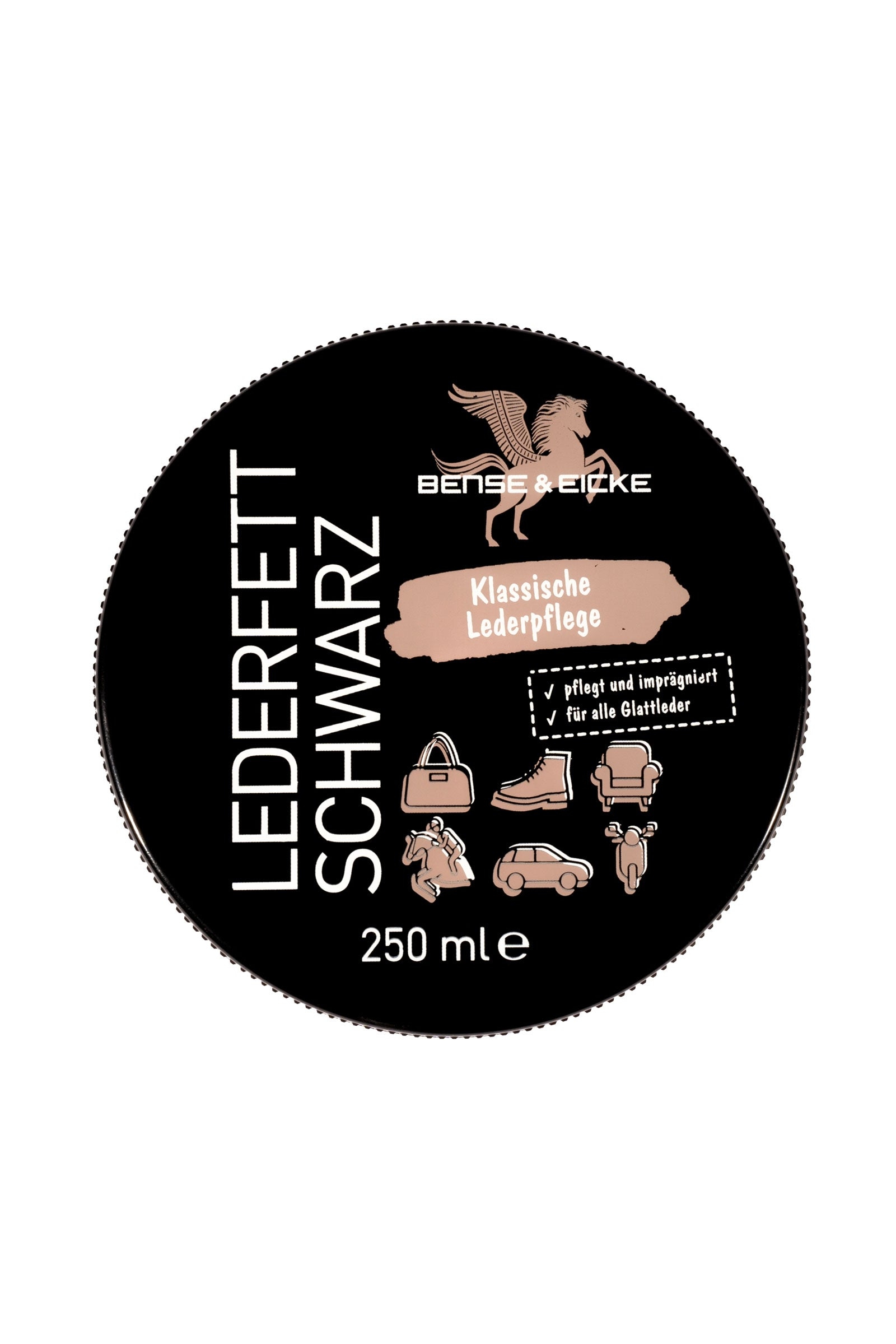 Bense & Eicke Zwart ledervet, 250 ml Gezondheid