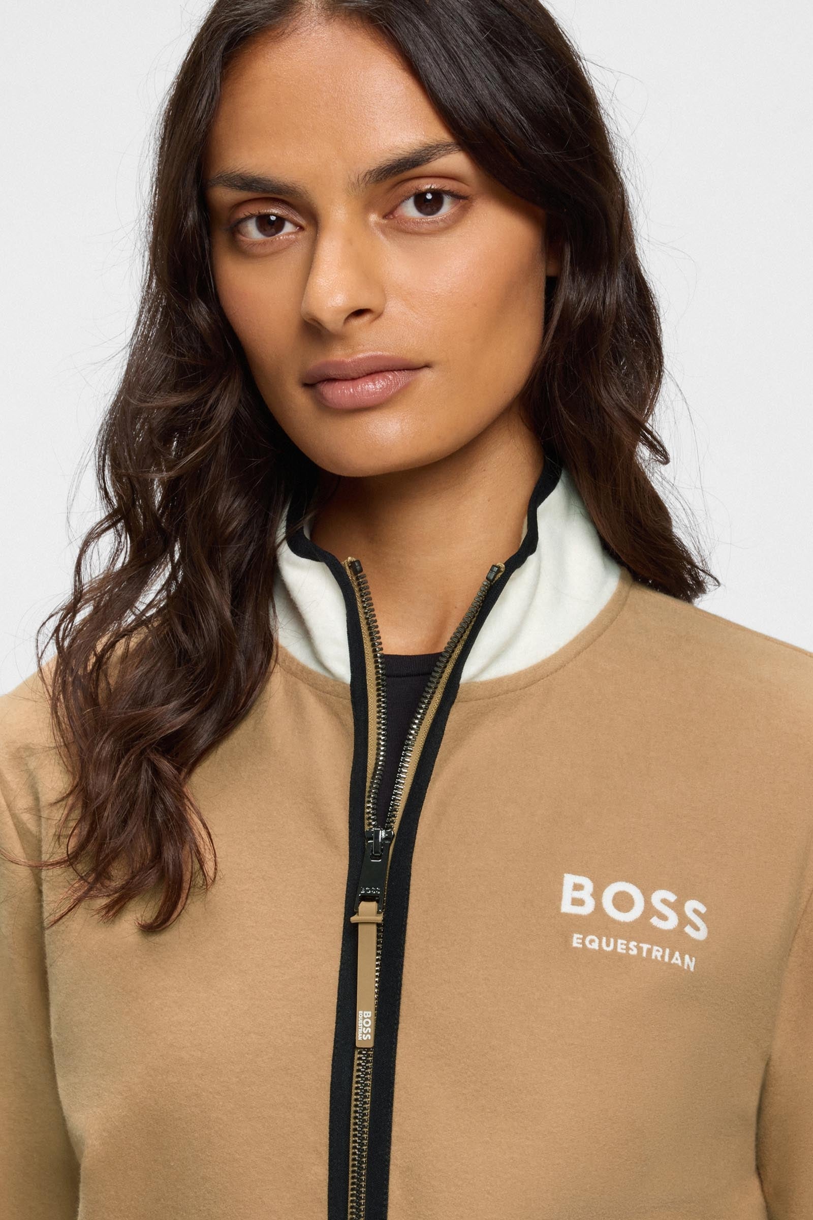 BOSS Equestrian Boss Fedora Womens Half Zip Felpa Women’s Riding Clothing