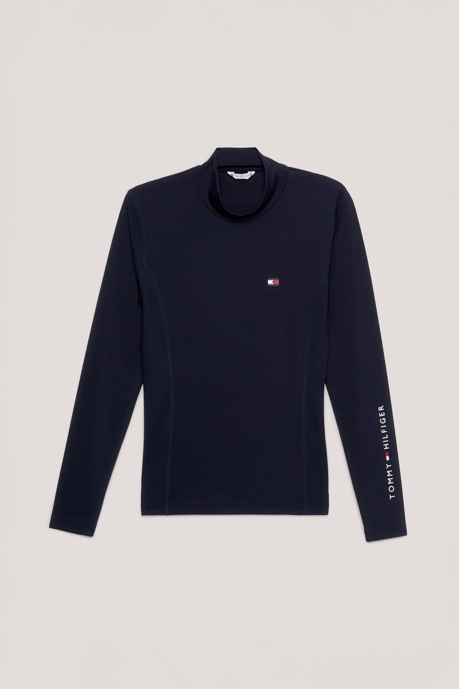 Tommy Hilfiger Equestrian shirt met lange mouwen en hoge hals voor dames Dames paardrijkleding