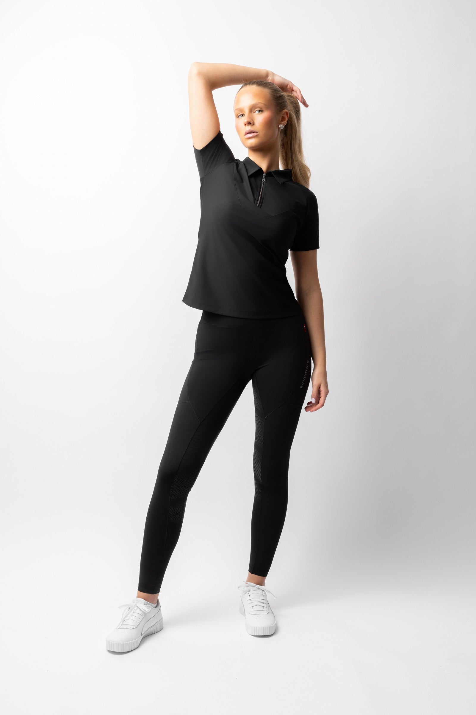 B Vertigo Giselle Women's Bi-color Polo Shirt Women’s Riding Clothing