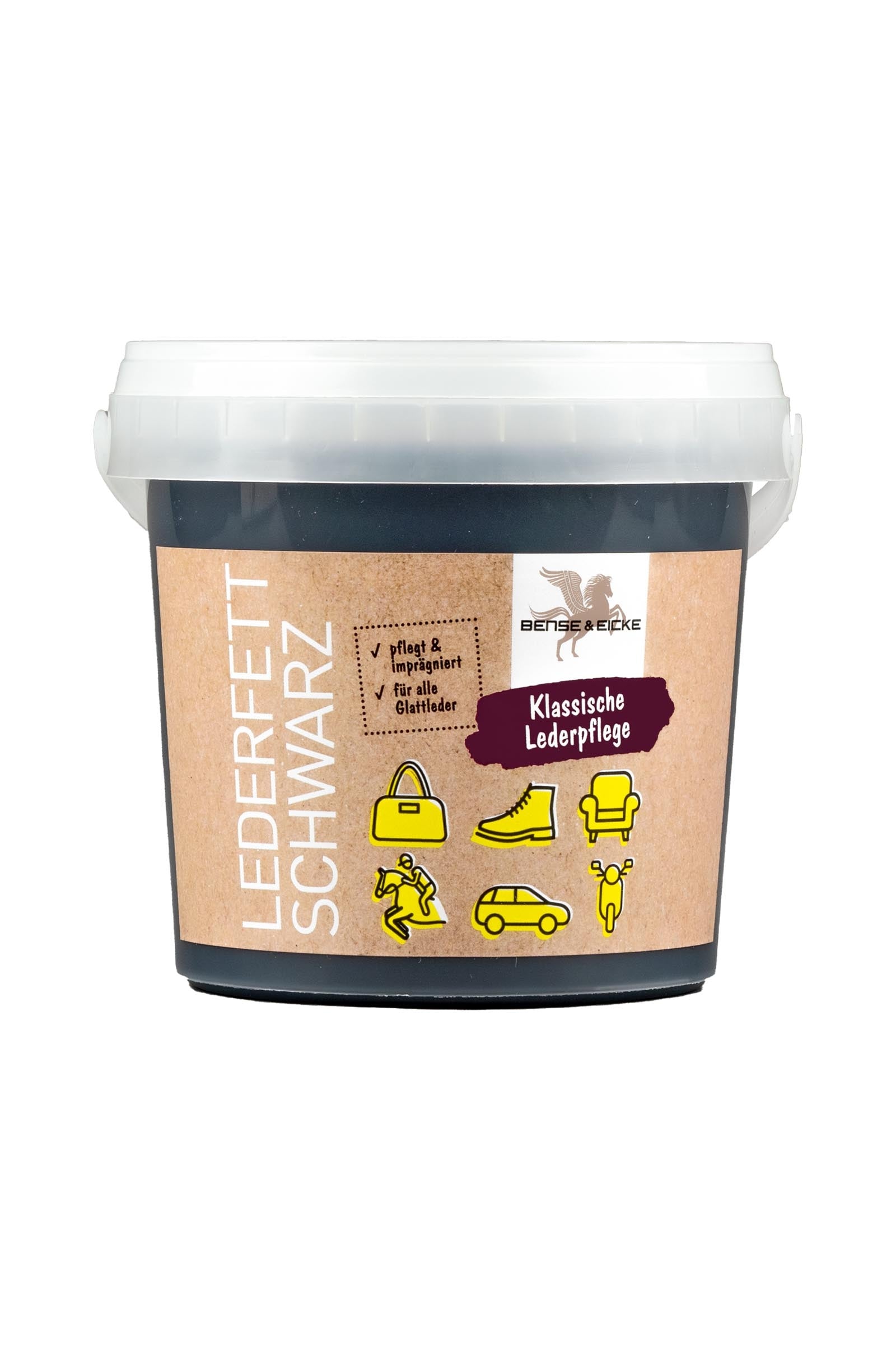 Bense & Eicke Zwart ledervet, 500 ml Gezondheid