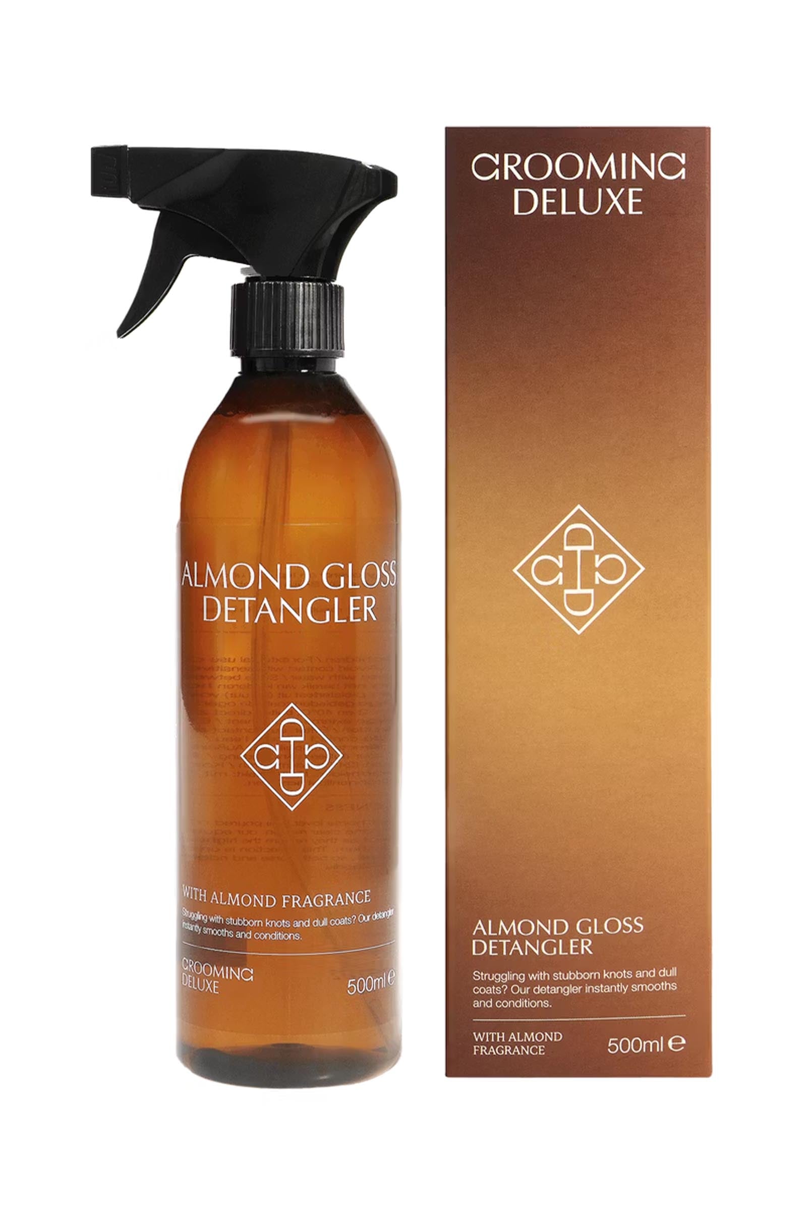 Grooming Deluxe Almond Gloss anti-klitspray, 500 ml Gezondheid