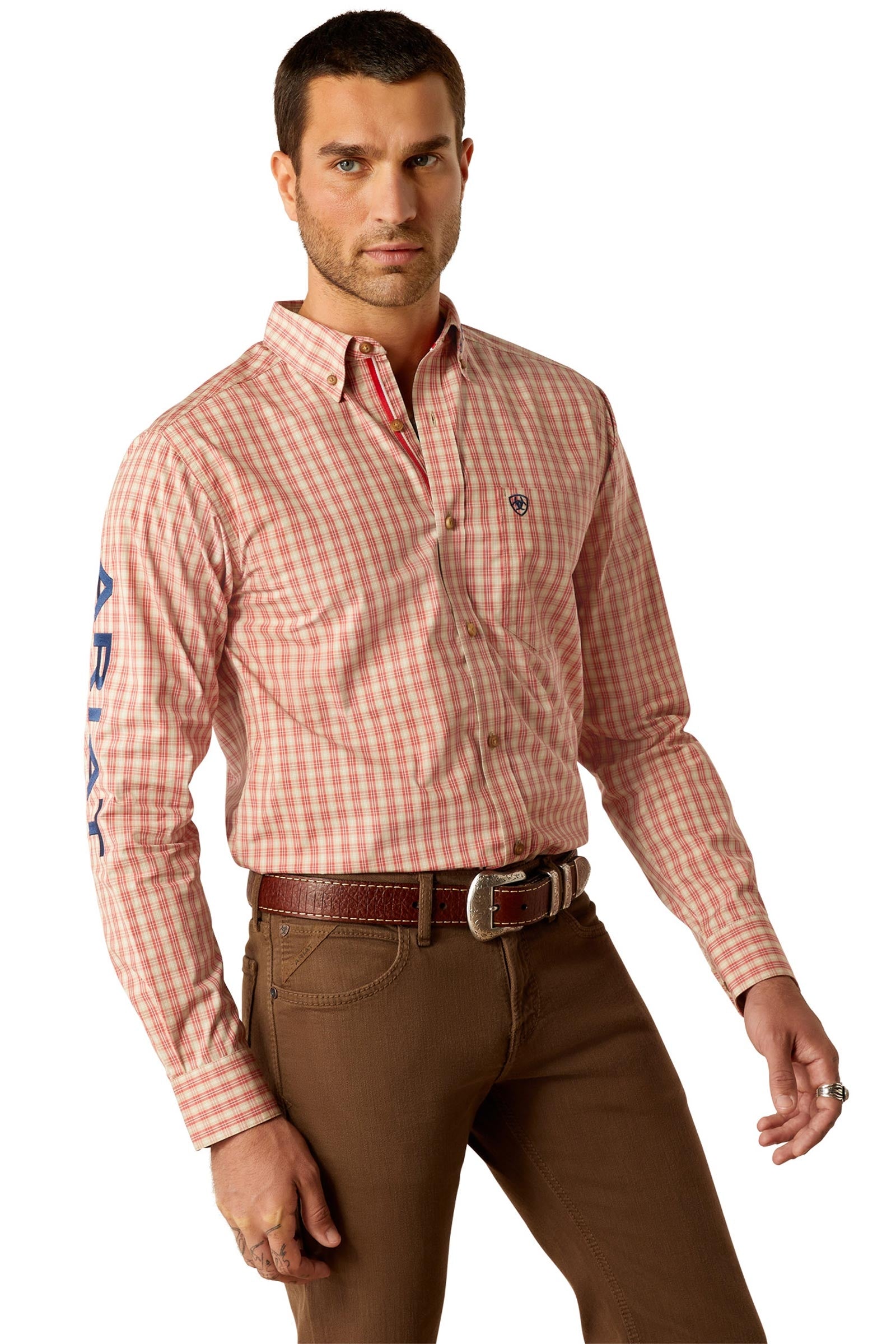 Ariat Pro Team Packer heren-westernshirt Heren paardrijkleding