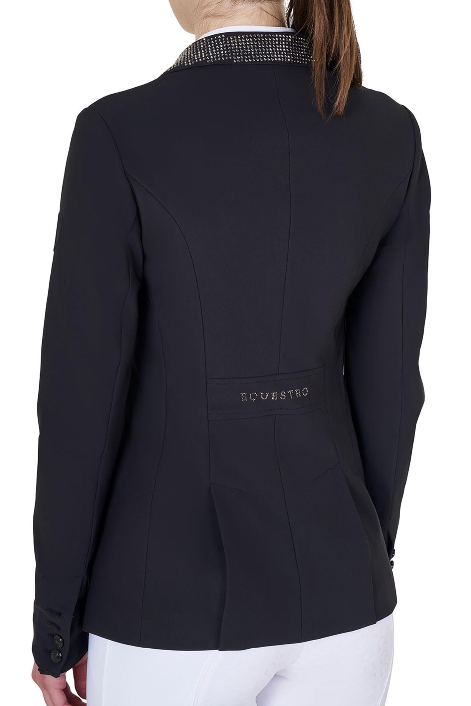 Equestro Women's Competition Jacket With Rhinestones Women’s Riding Clothing
