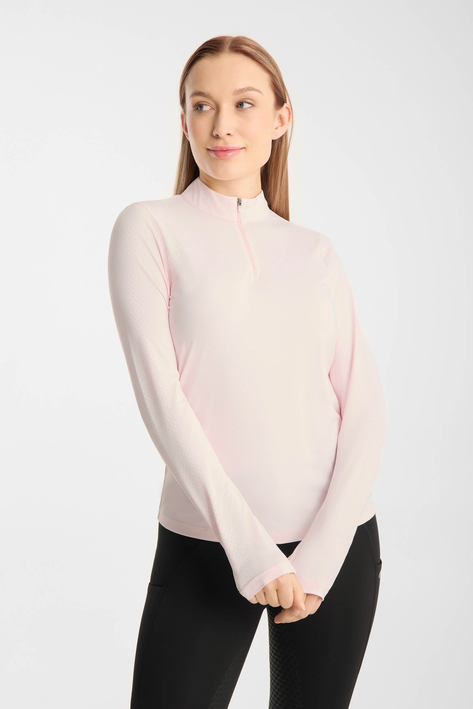 Horze Emmie dames koel functioneel shirt met lange mouwen Dames paardrijkleding